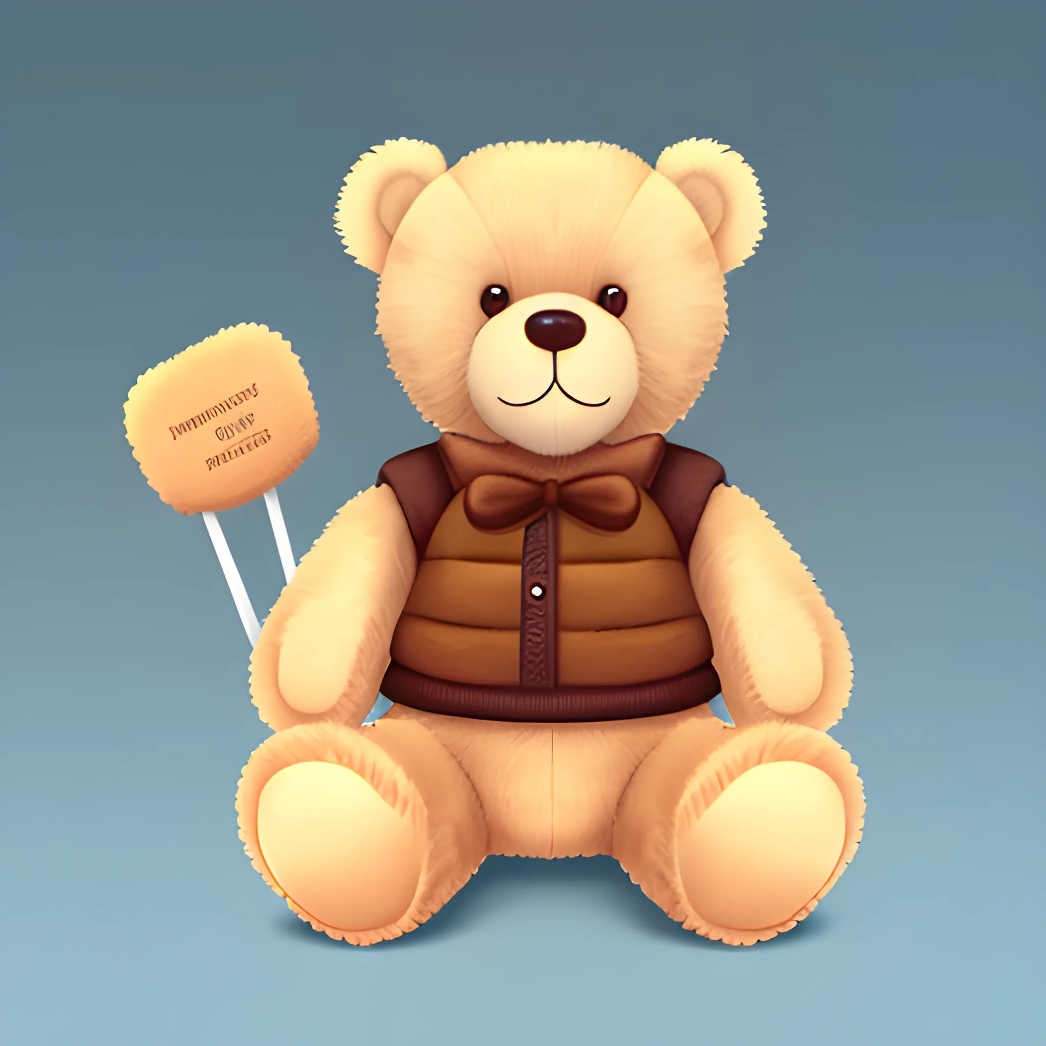 the adventurous teddy bear, various poses and expressions on white background, simple, children's book illustration stylefluffy, 6 years old, colors, short brown fur, solid color, without book, without glasses, without backpack