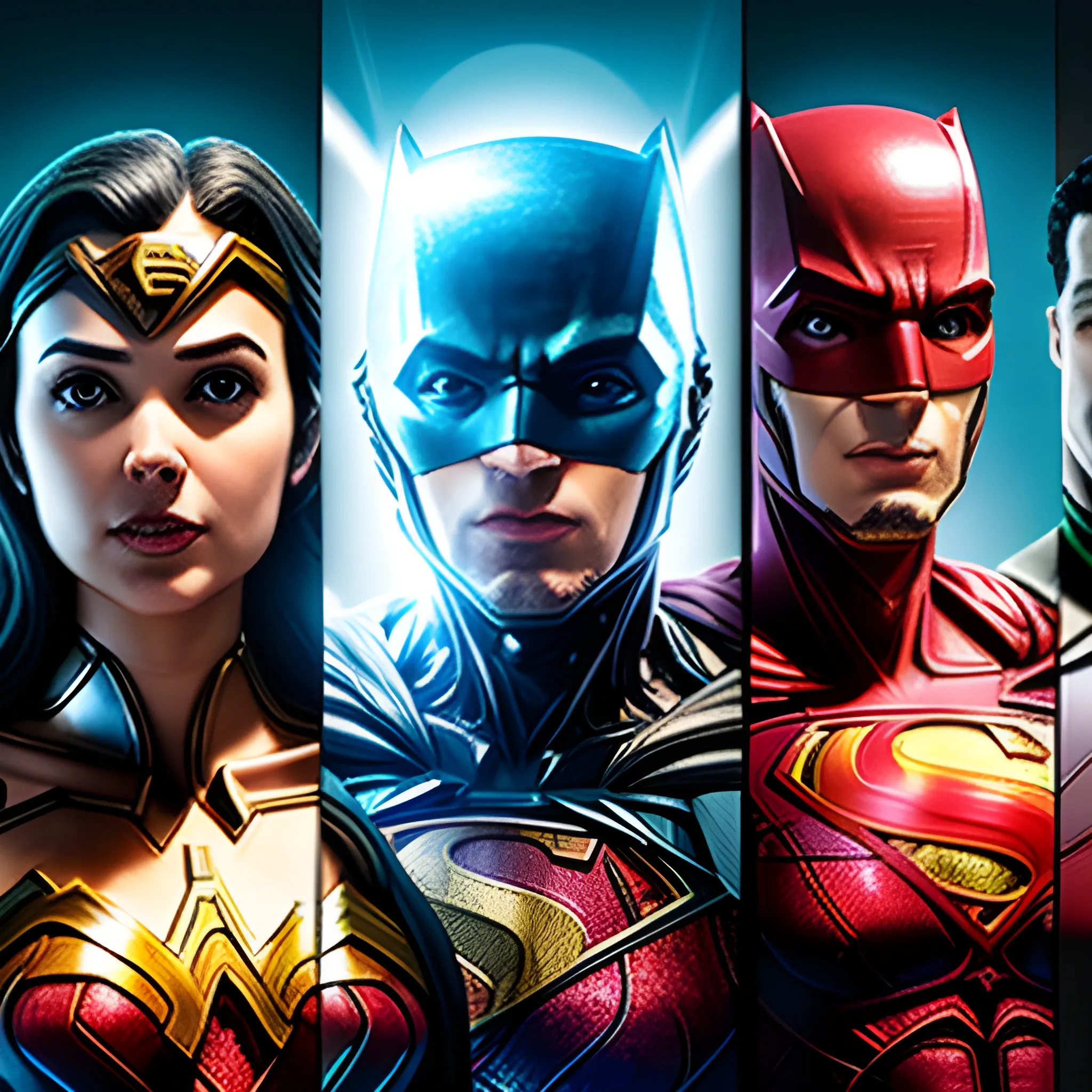 AI Justice League of Modern Banking,  3D