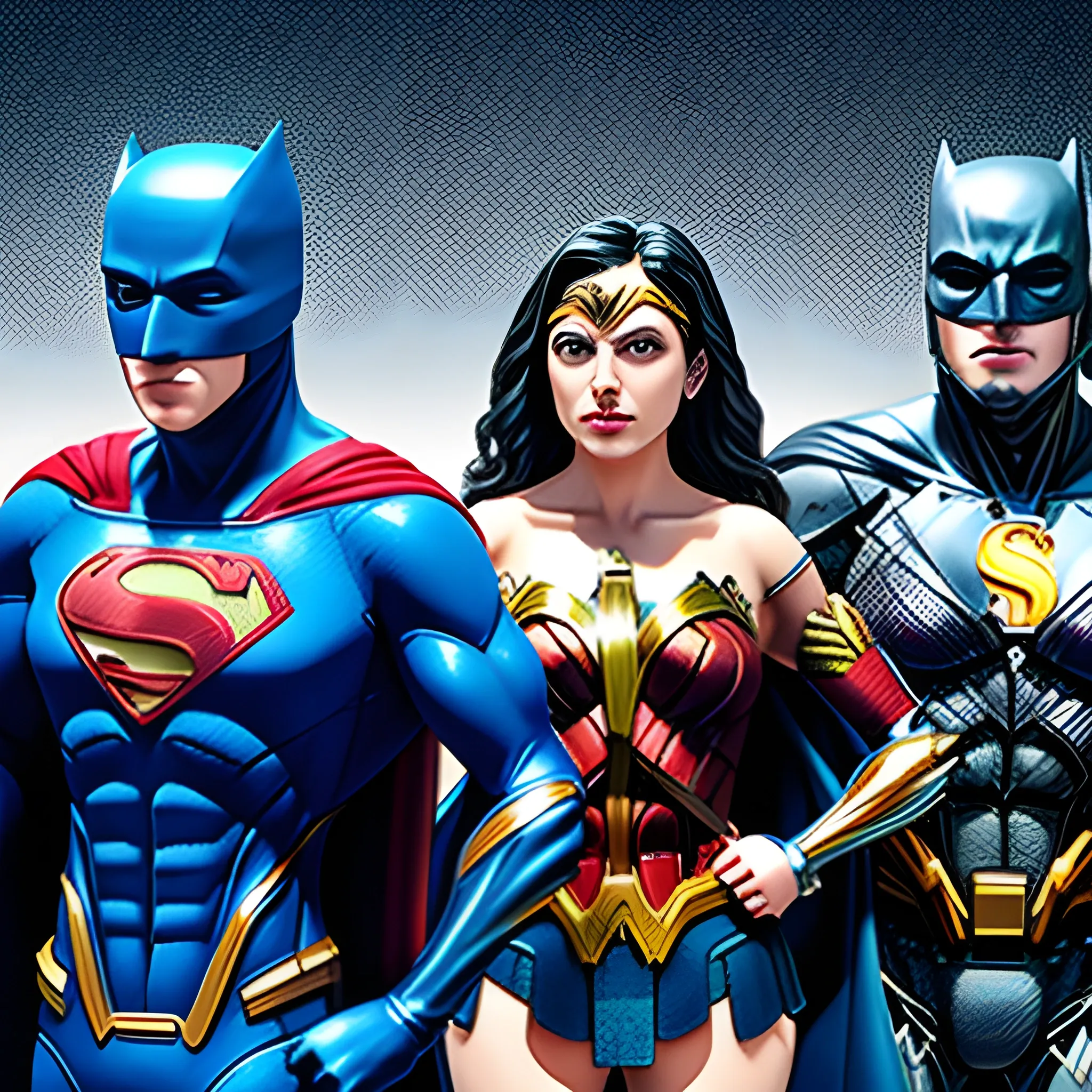 AI Justice League of Modern Banking,  3D