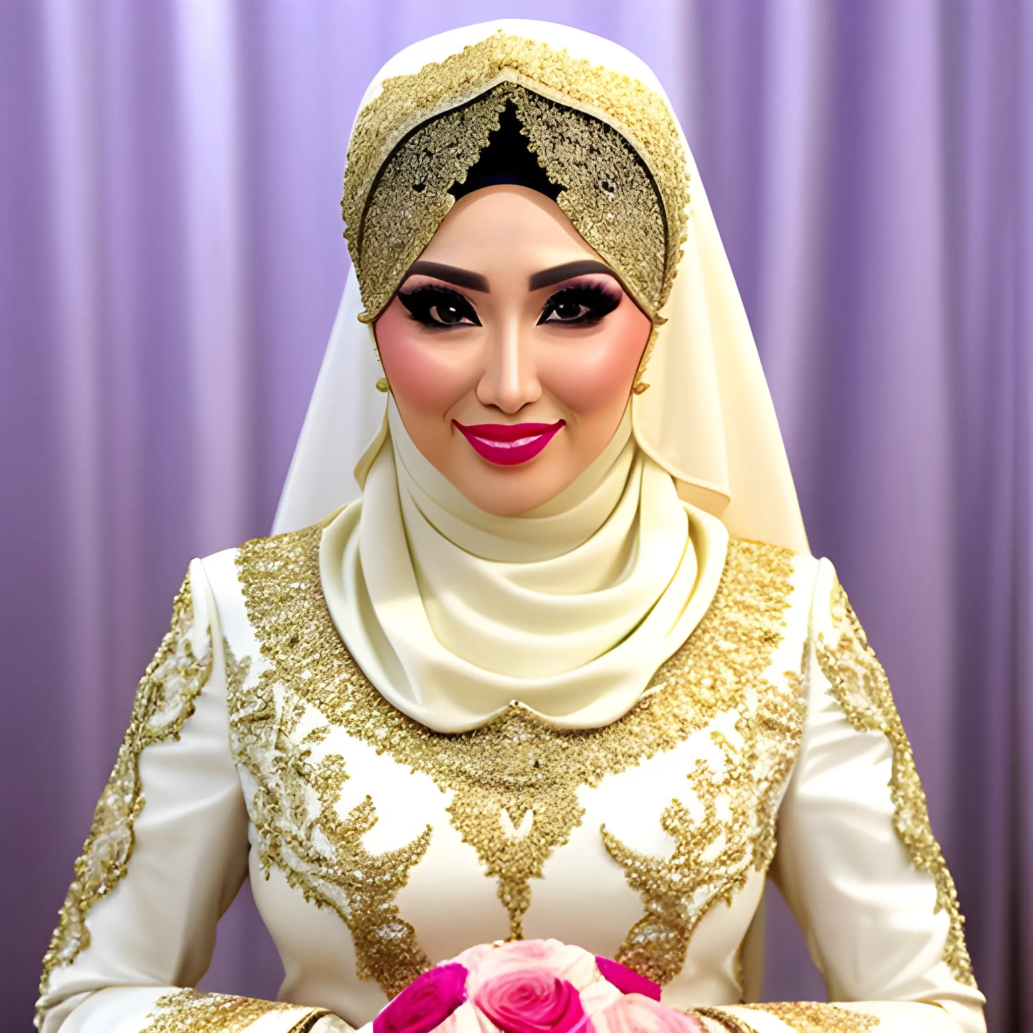 two girl hijab wedding - Arthub.ai