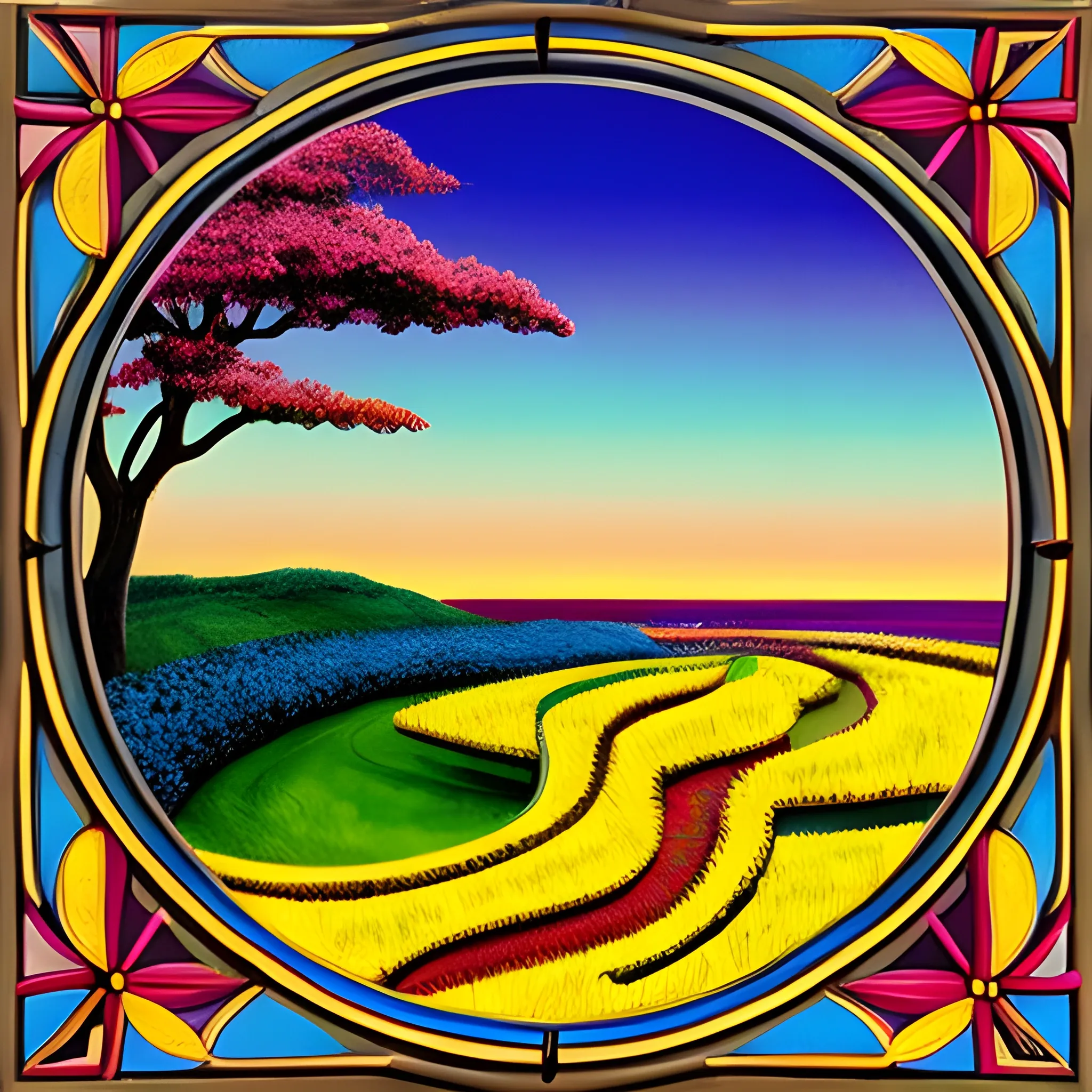 Image of Trifinium with nature, culture and colors