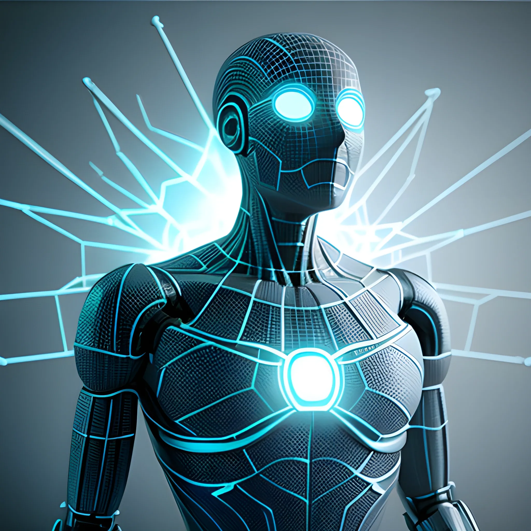 Artificial intelligence, with great power comes great responsibility, 3D