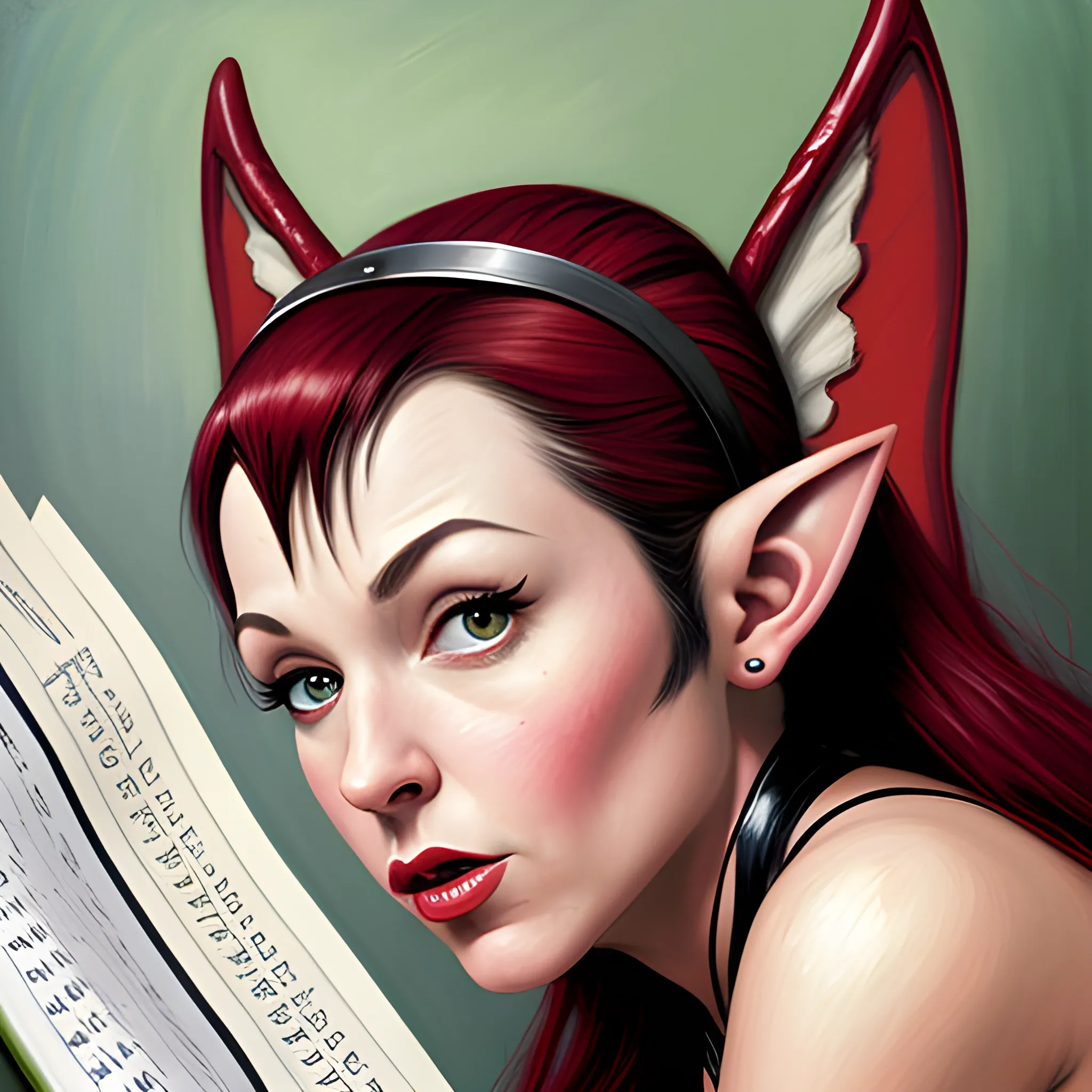 , Oil Painting realistic photo quality cherry poptart adult comic character with elf ears and wings, filling out the world's smallest political quiz at TheAdvoctes.org and scoring 100/100
