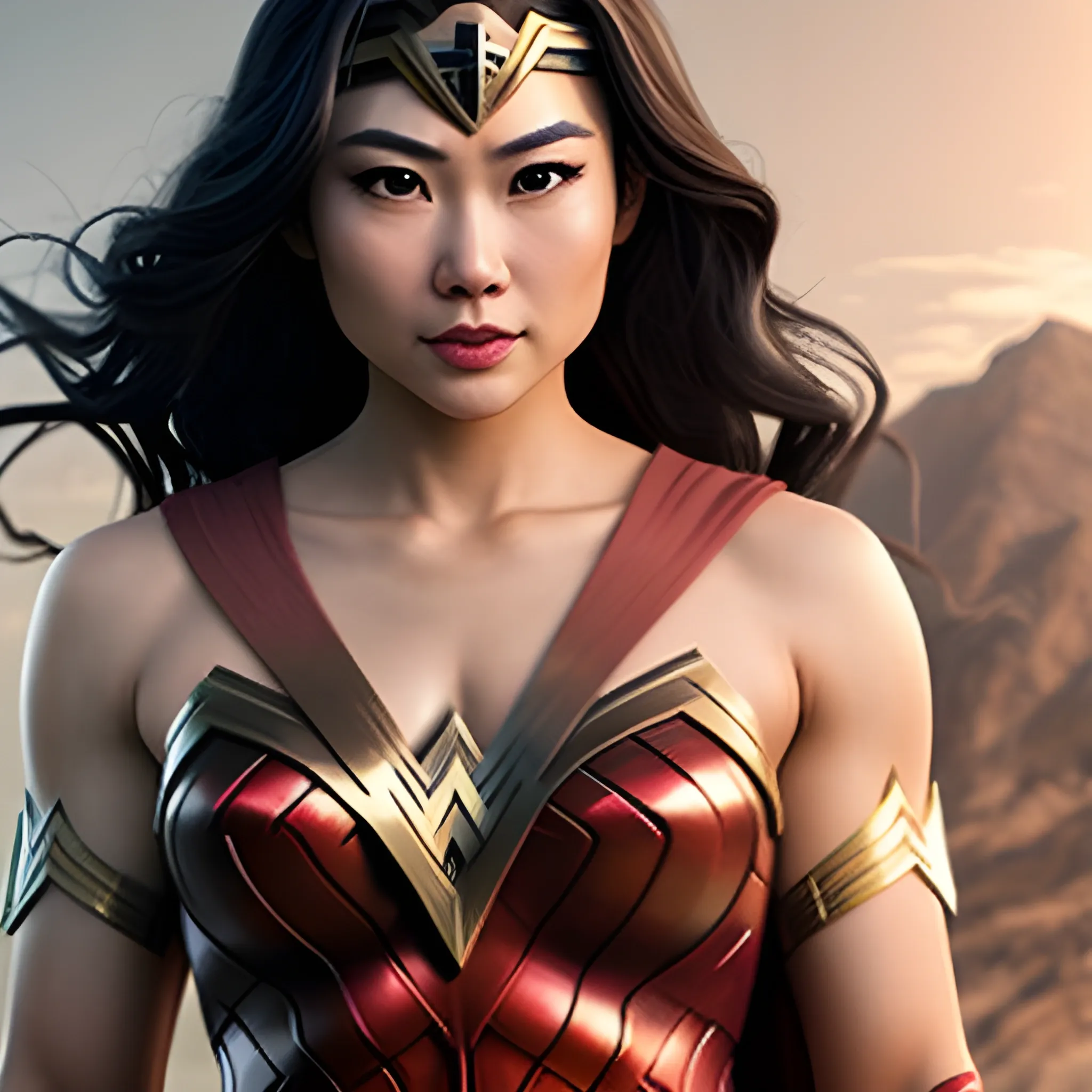 female asian wonder woman character 