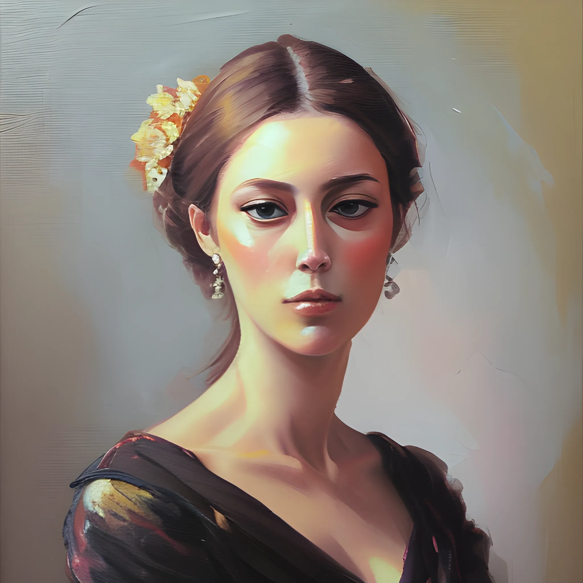 She is a Lady

, Oil Painting
