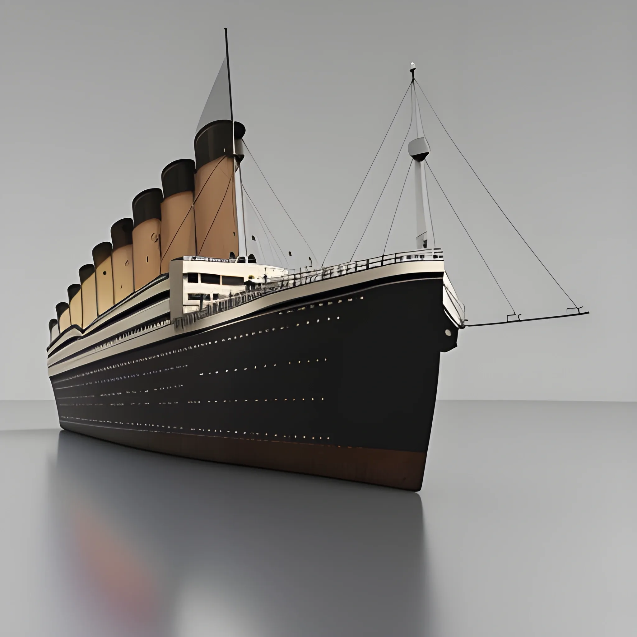 DIGITAL SCAN OF THE TITANIC SHIP , 3D