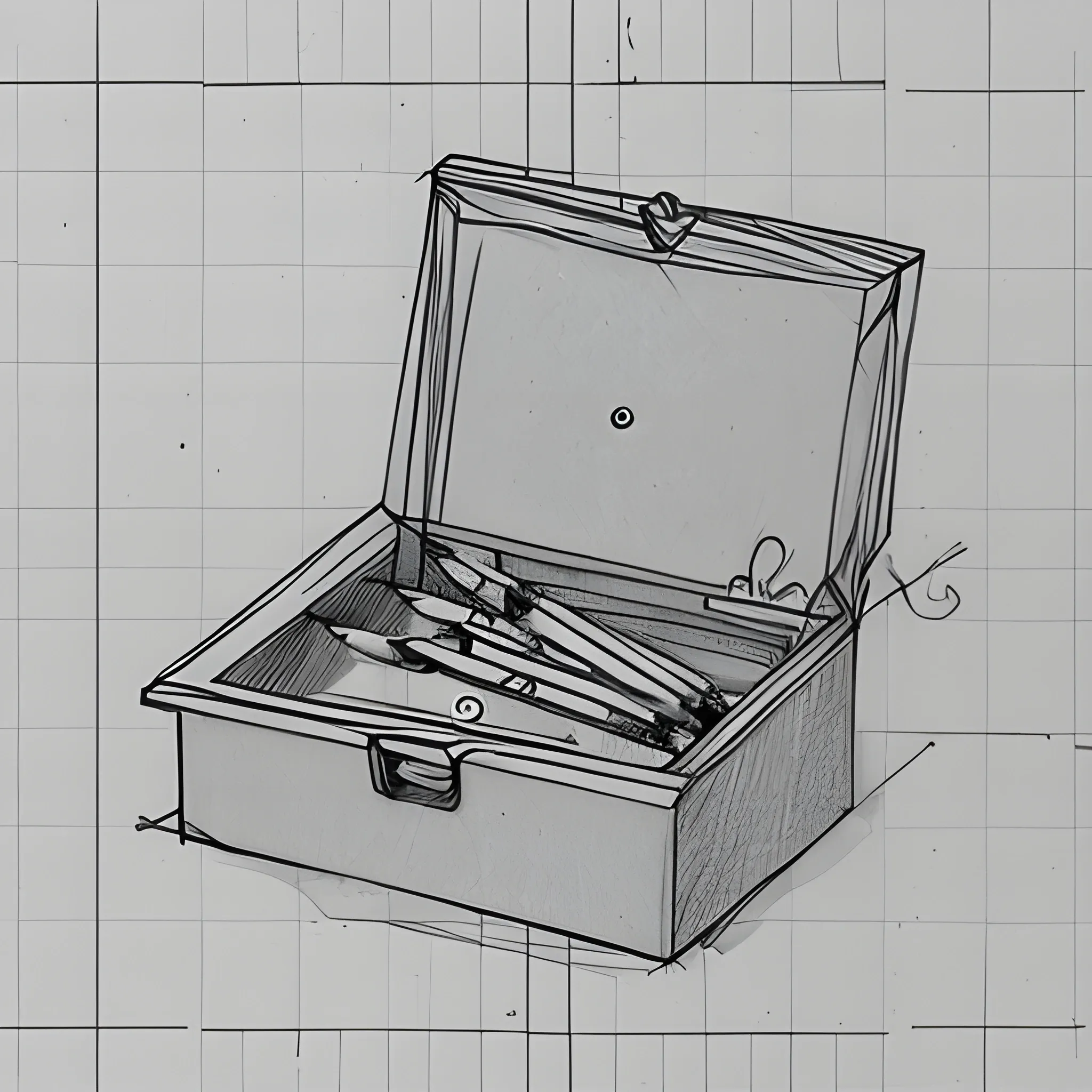 un manometro señalando estos Componentes/Partes del Manómetro:

Esfera o Dial
Aguja Indicadora
Bisel
Caja o Carcasa
Conexión Hidráulica, Pencil Sketch