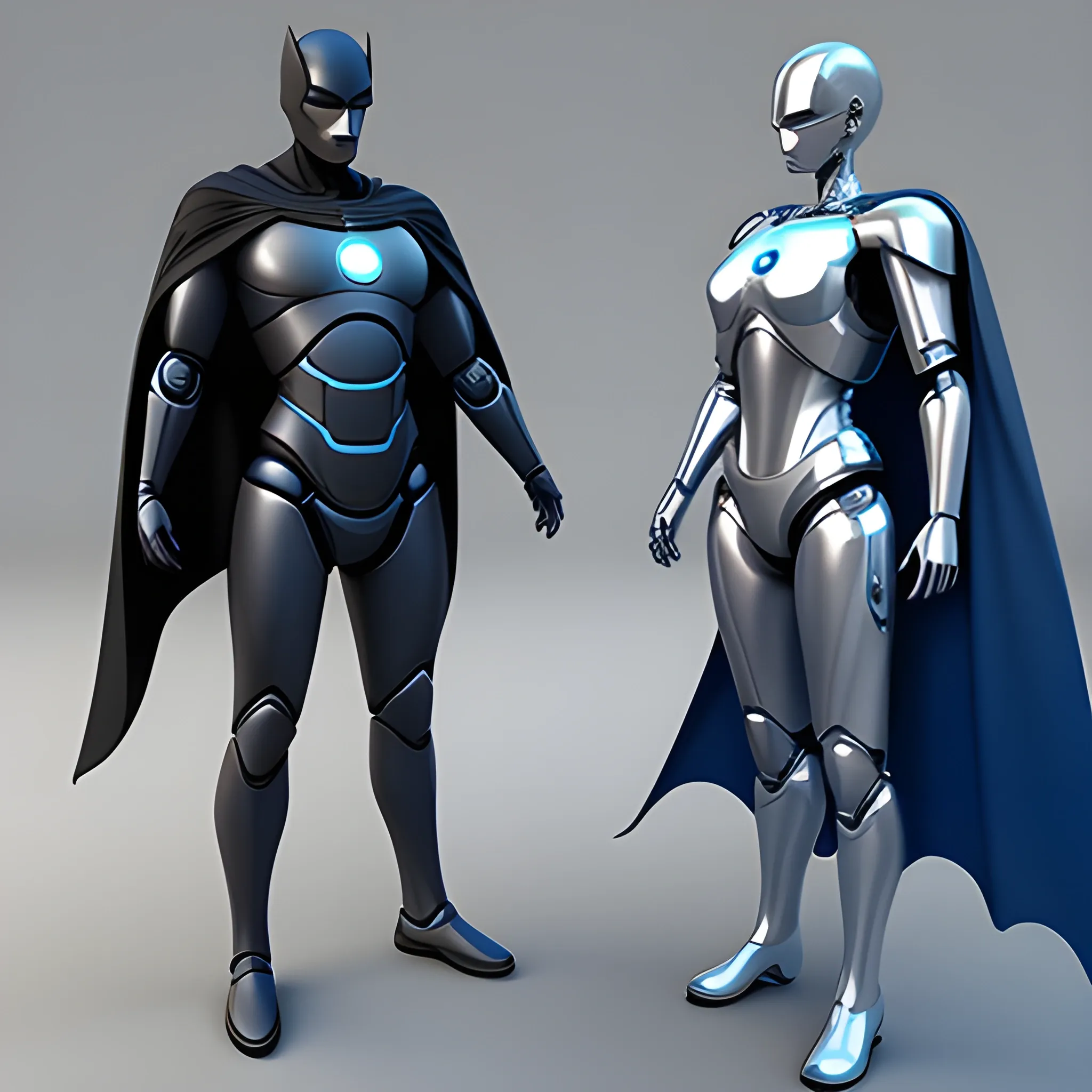 calm Artificial intelligence Tools Behind the Capes, 3D