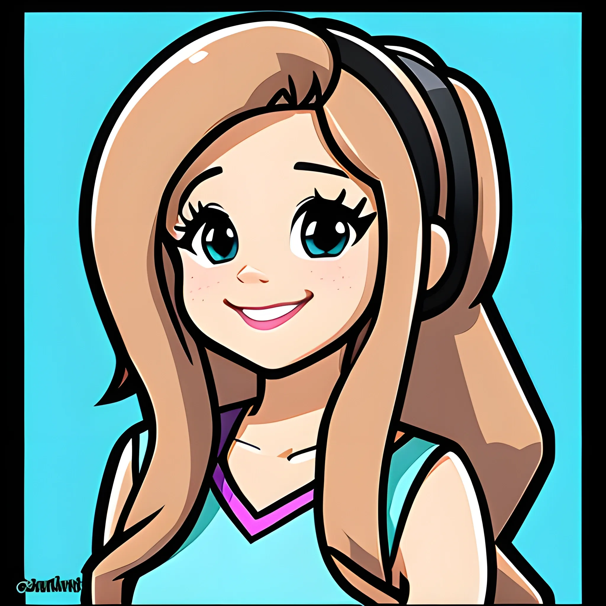 Cartoon, pokimane 