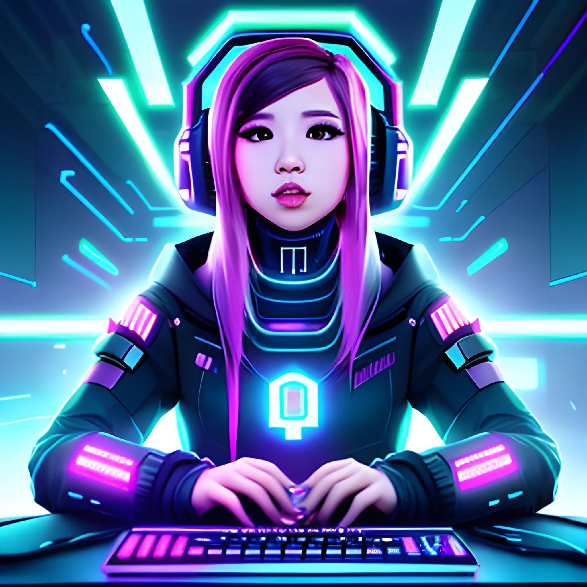 Cyber punk pokimane 