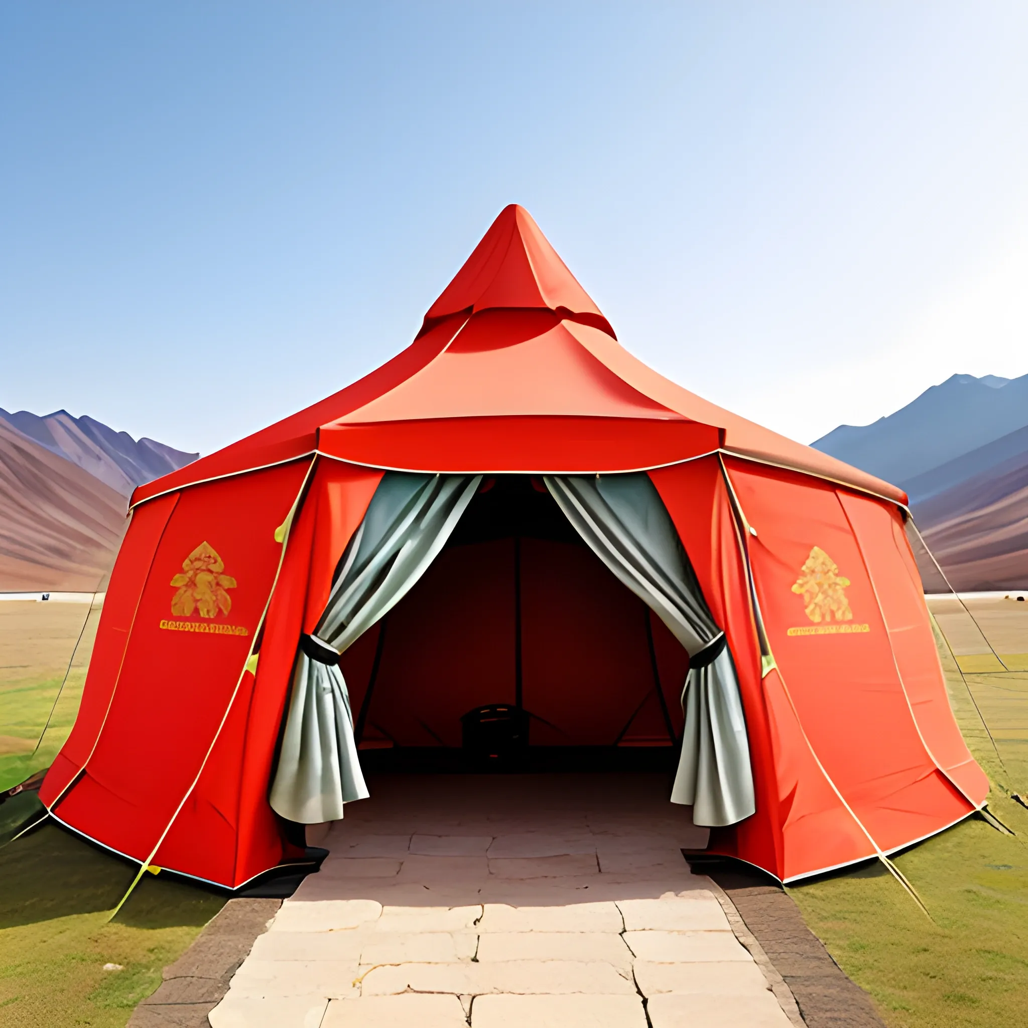 Genghis Khan Mongol InTravel Tent Arthub ai Genghis Khan Mongol InTravel Tent Arthub ai