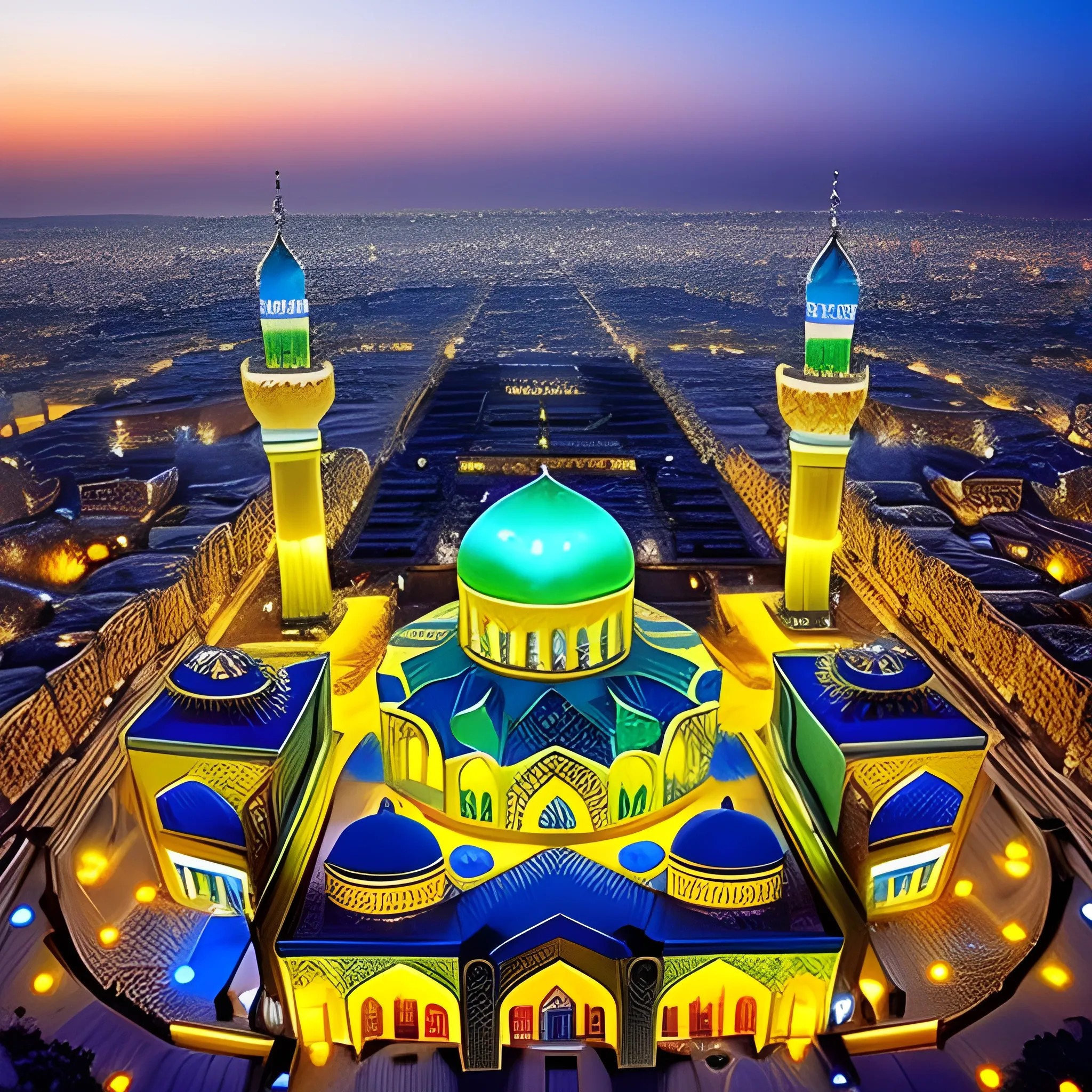 mashhad city in iran - nice- holy shirne
