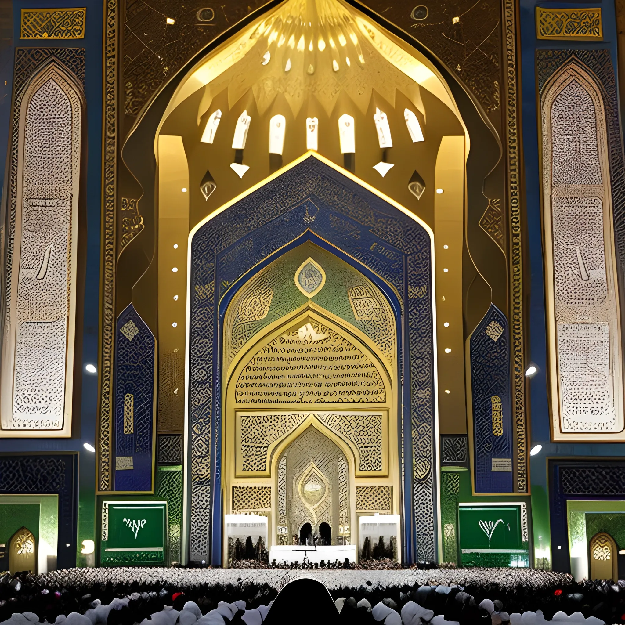 The speech of the leader of Iran in the shrine of Imam Reza