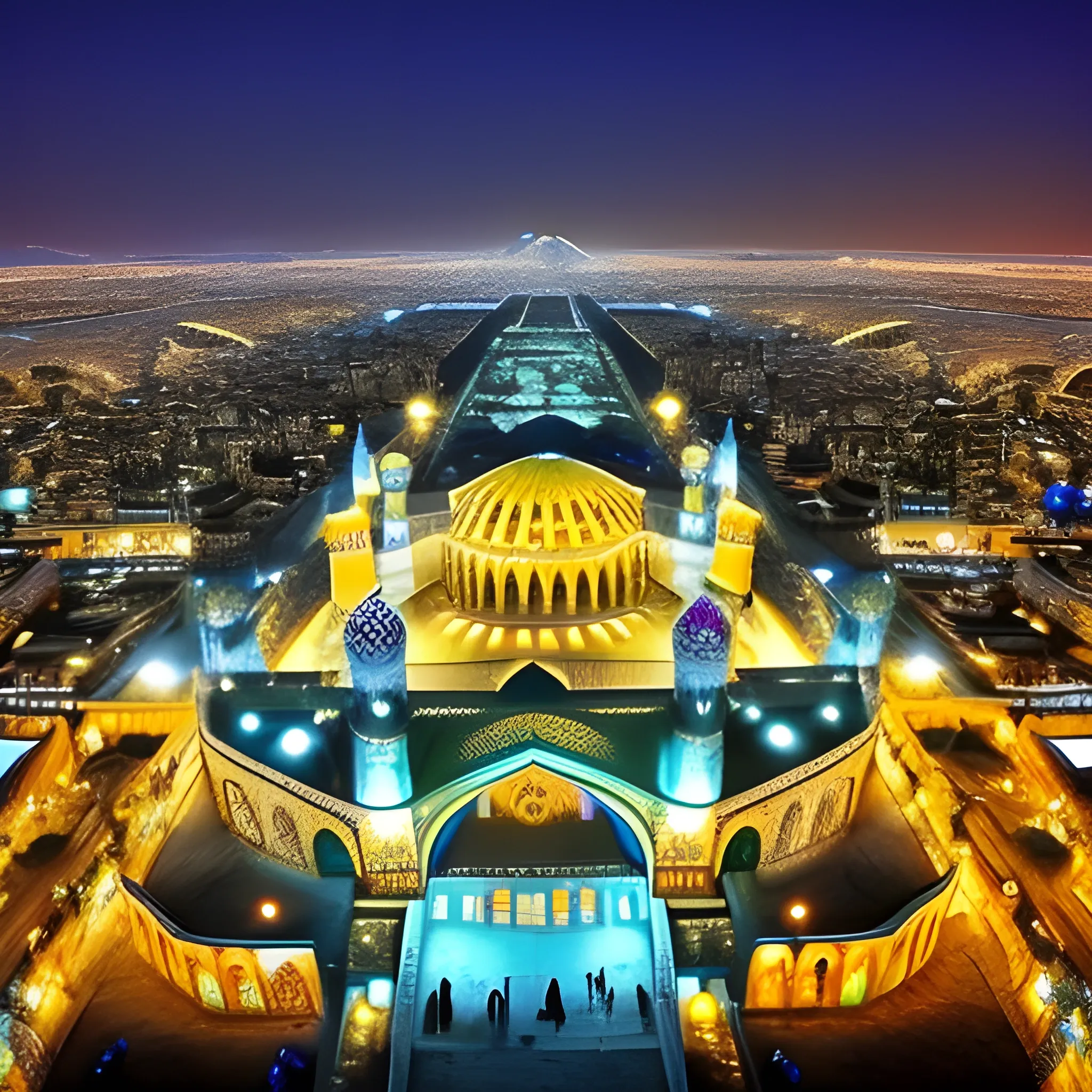 mashhad city in iran - nice- holy shirne
