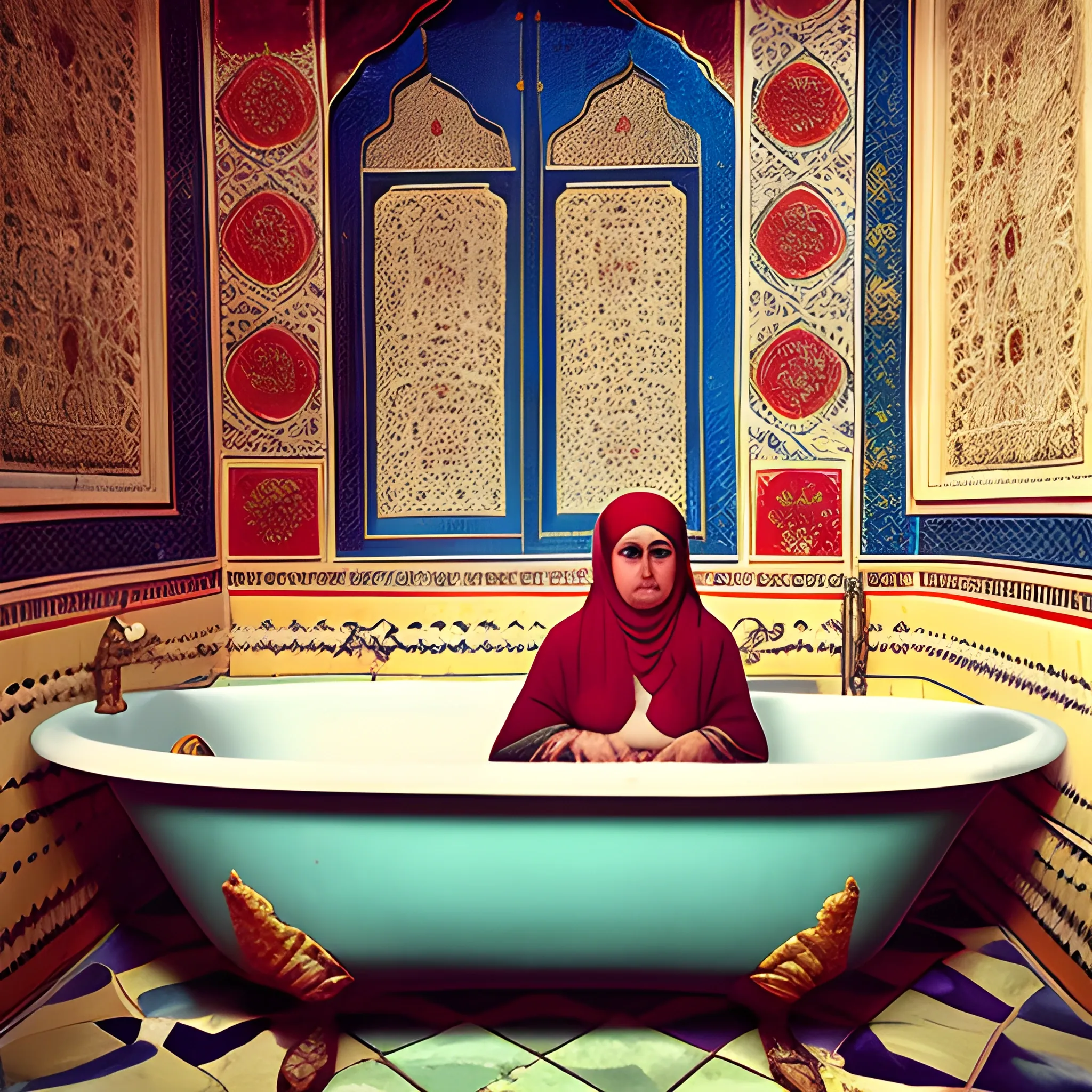 Qajar  women bath 