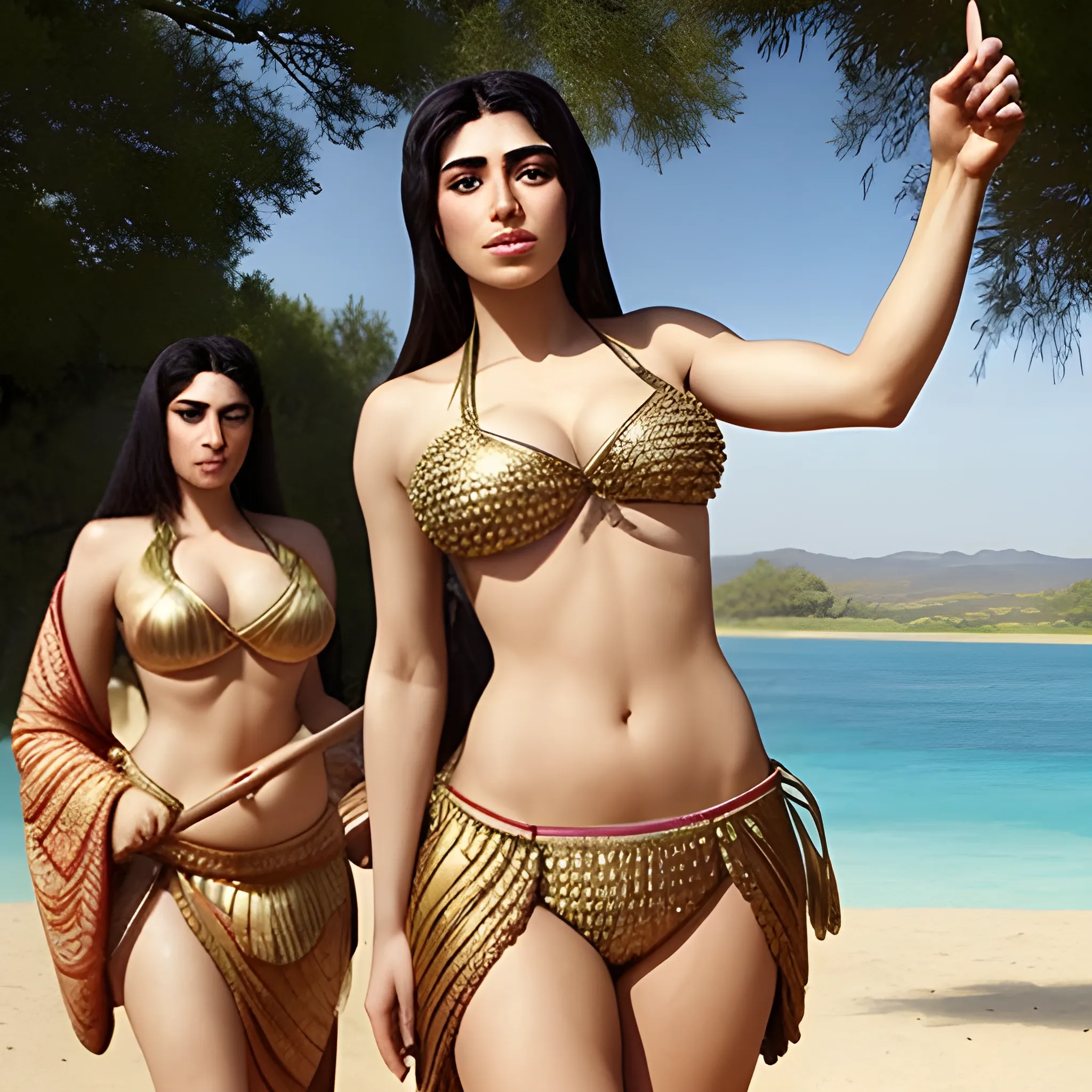 Achaemenid Empire women in bikinis