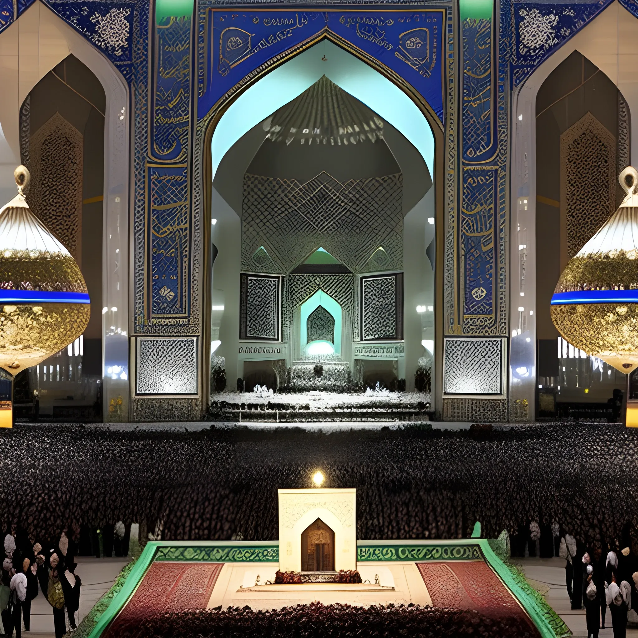 The speech of the leader of Iran in the shrine of Imam Reza