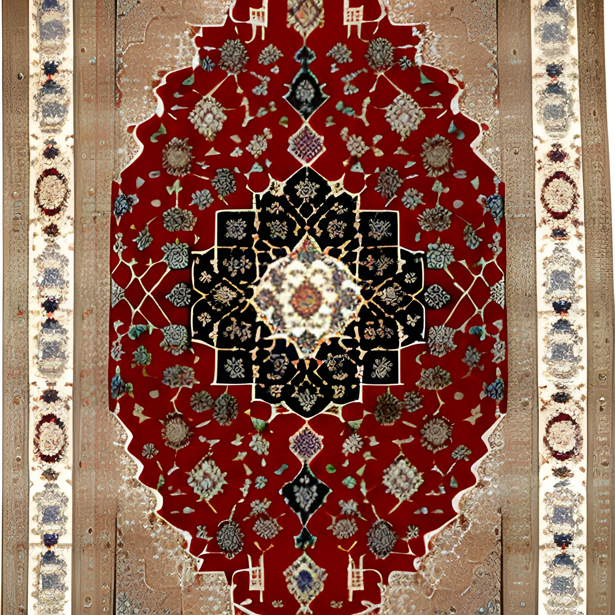 Turkmen carpet 
