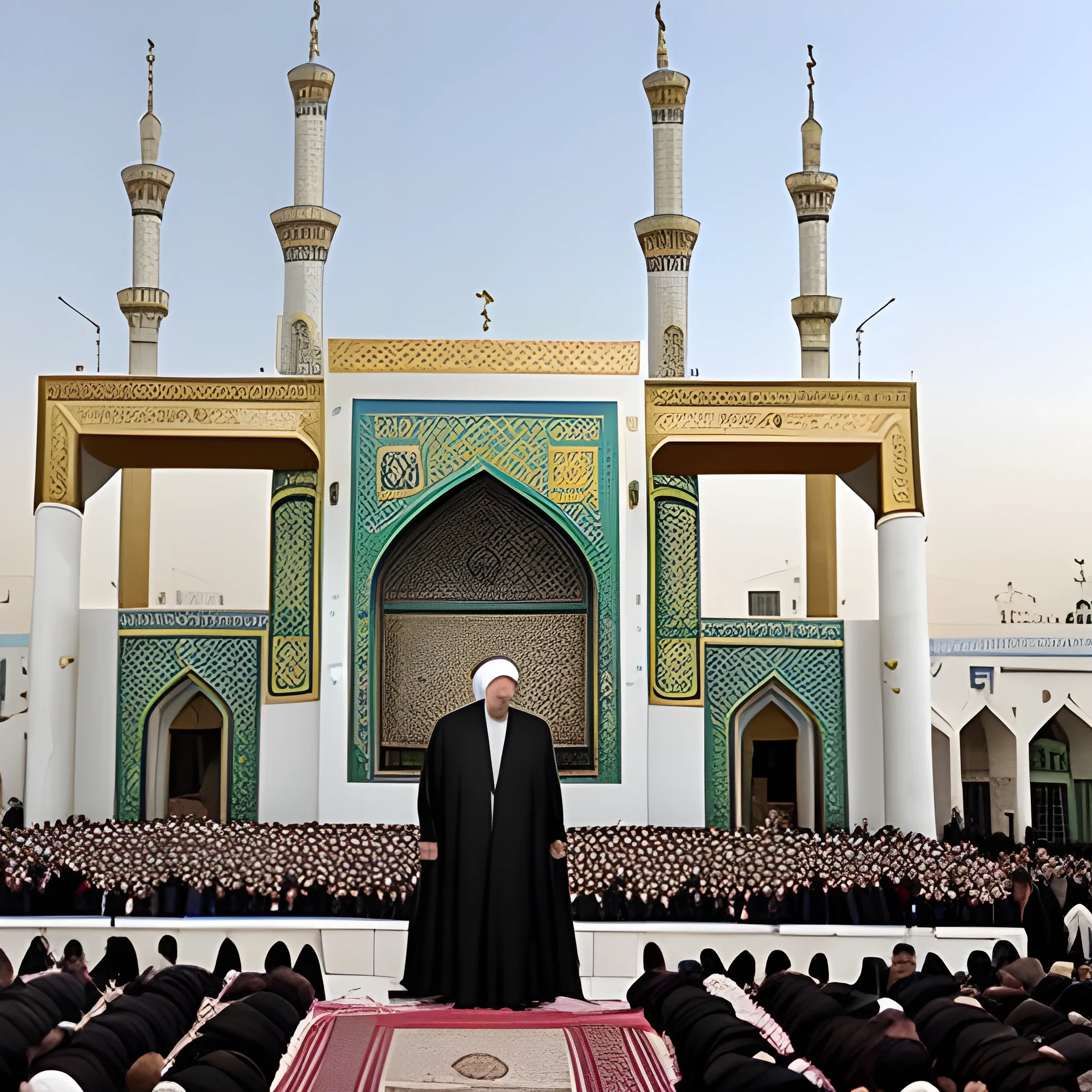 The speech of the leader of Iran in the shrine of Imam Reza