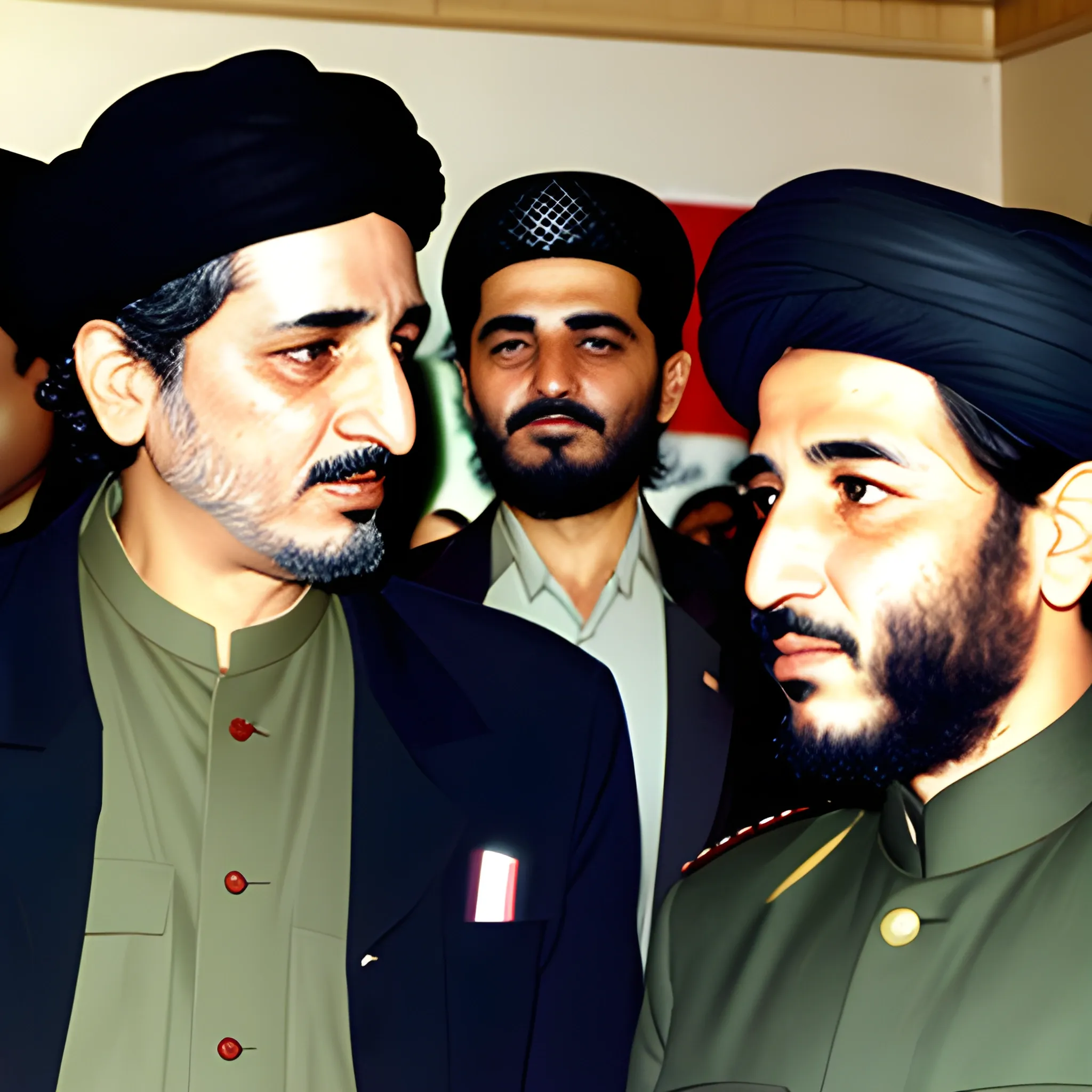 Ahmad Shah Massoud Qassem Soleimani Abbas during the era of martyr Babaei and Che Guevara Hugo Chavez  in party