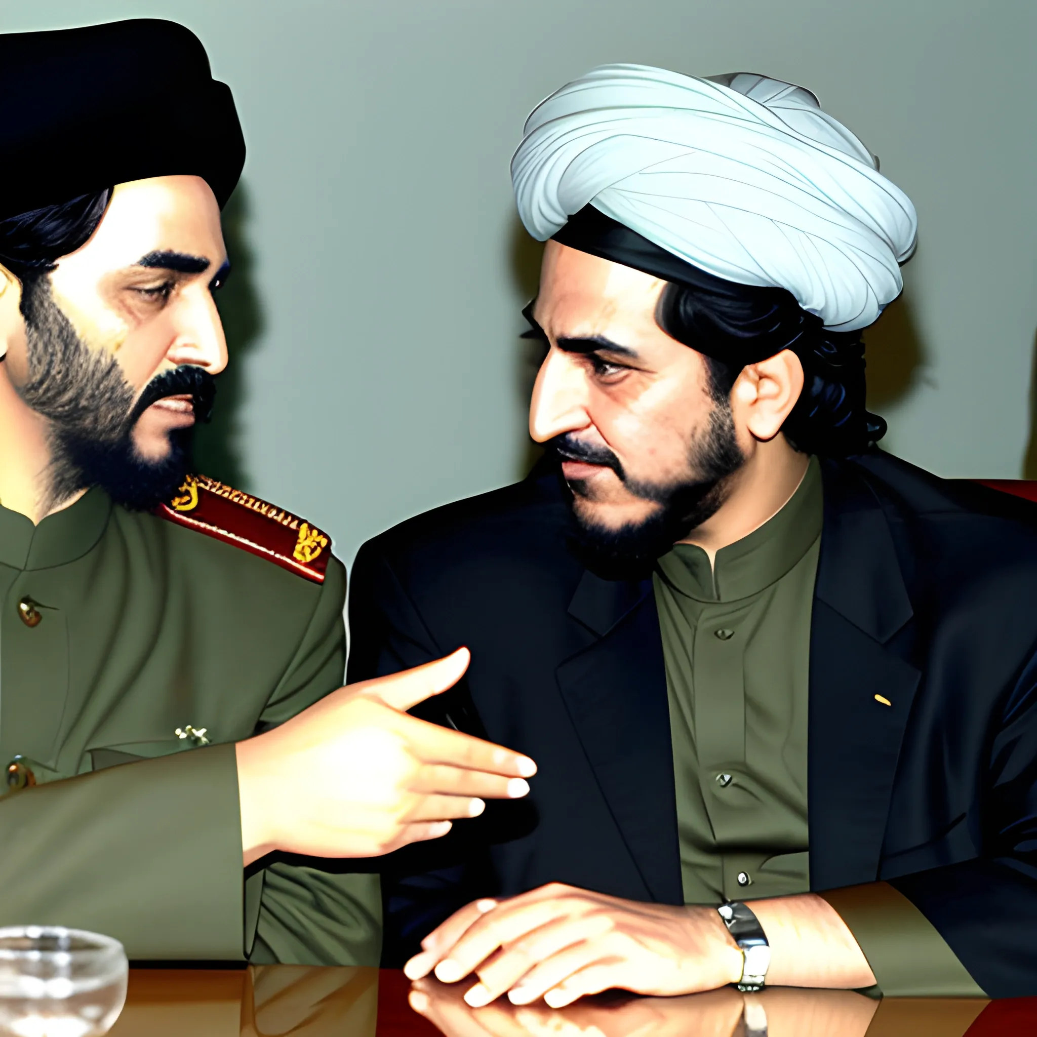 Ahmad Shah Massoud Qassem Soleimani Abbas during the era of martyr Babaei and Che Guevara Hugo Chavez  in party