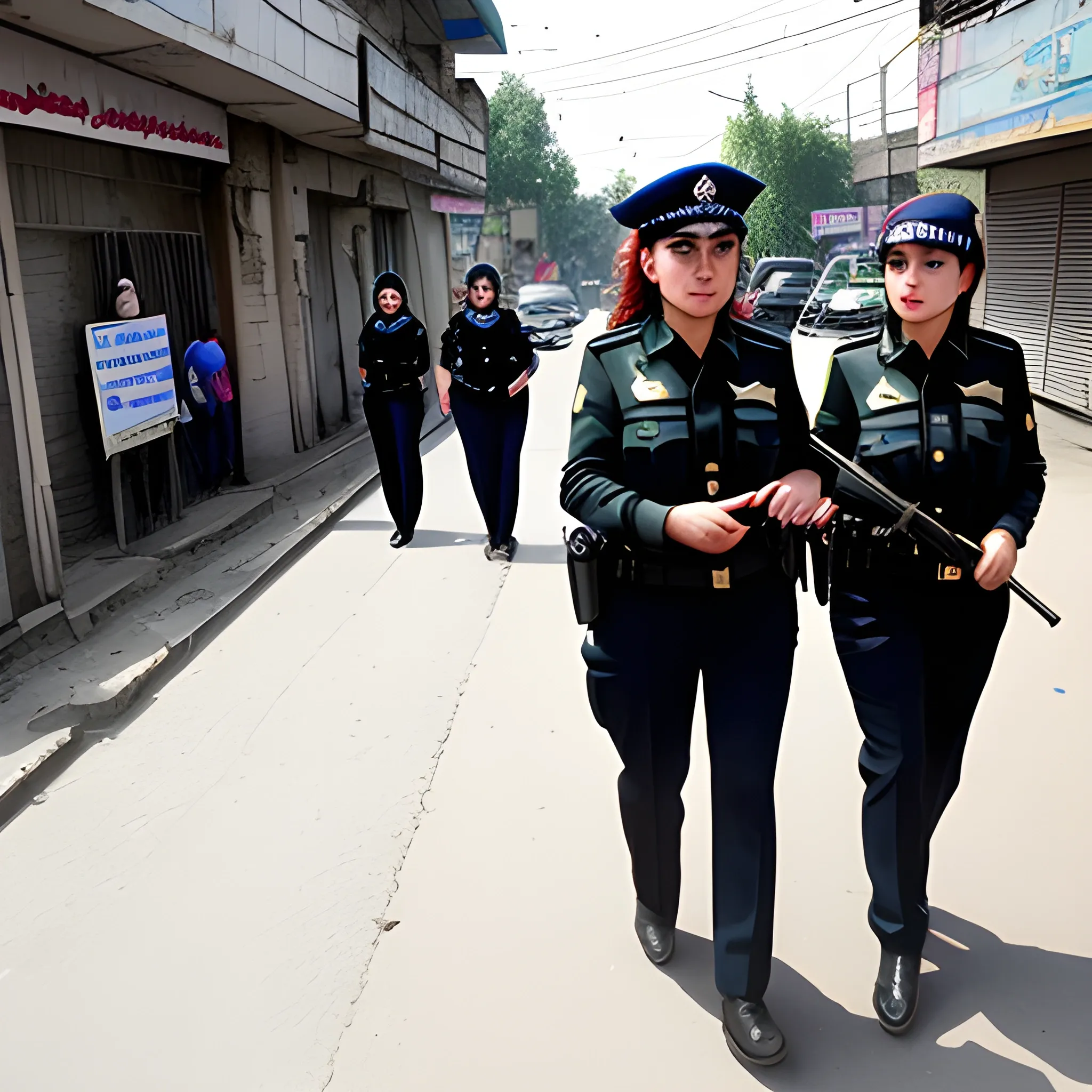 woman police in city rasht
