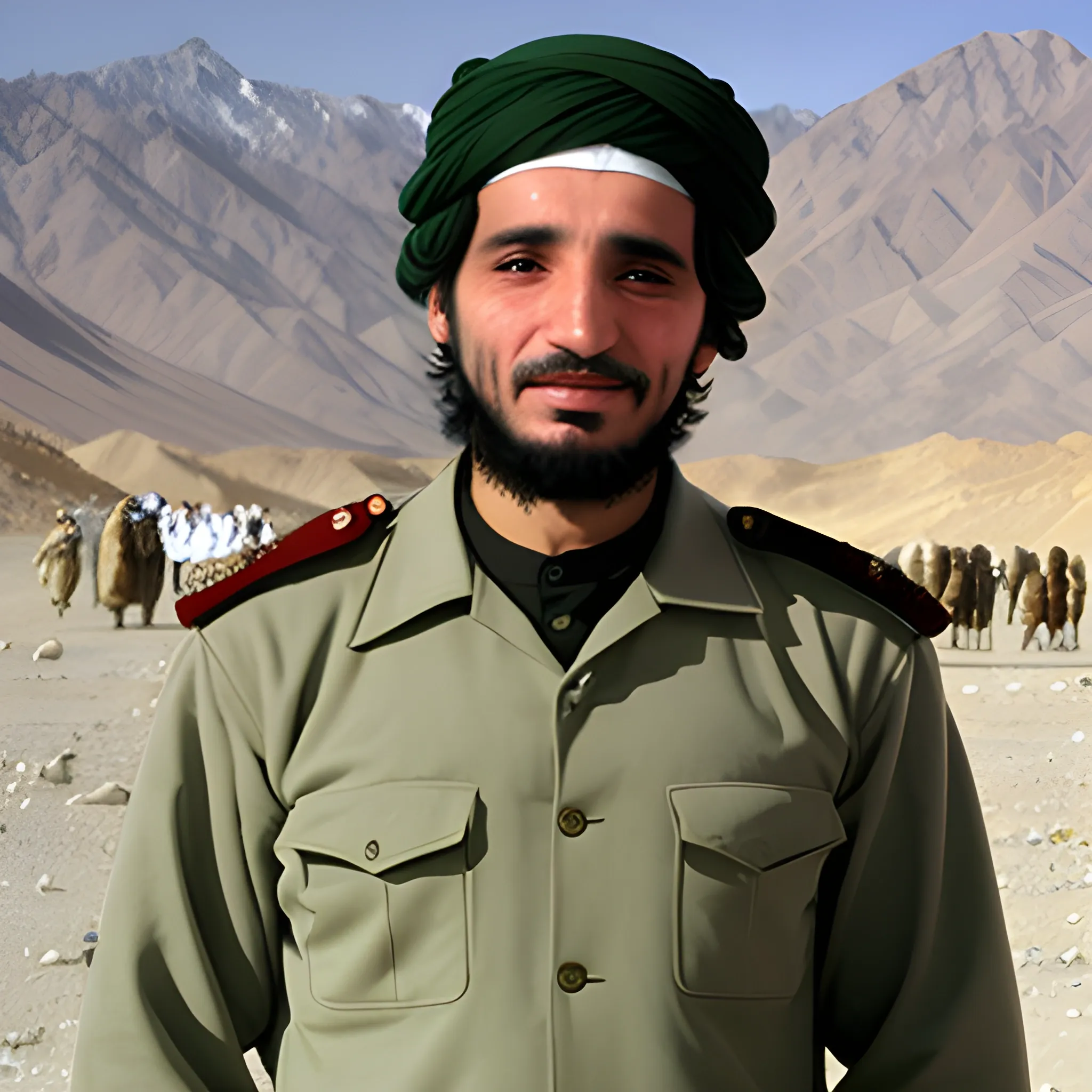 Ahmad Shah Massoud in afgan