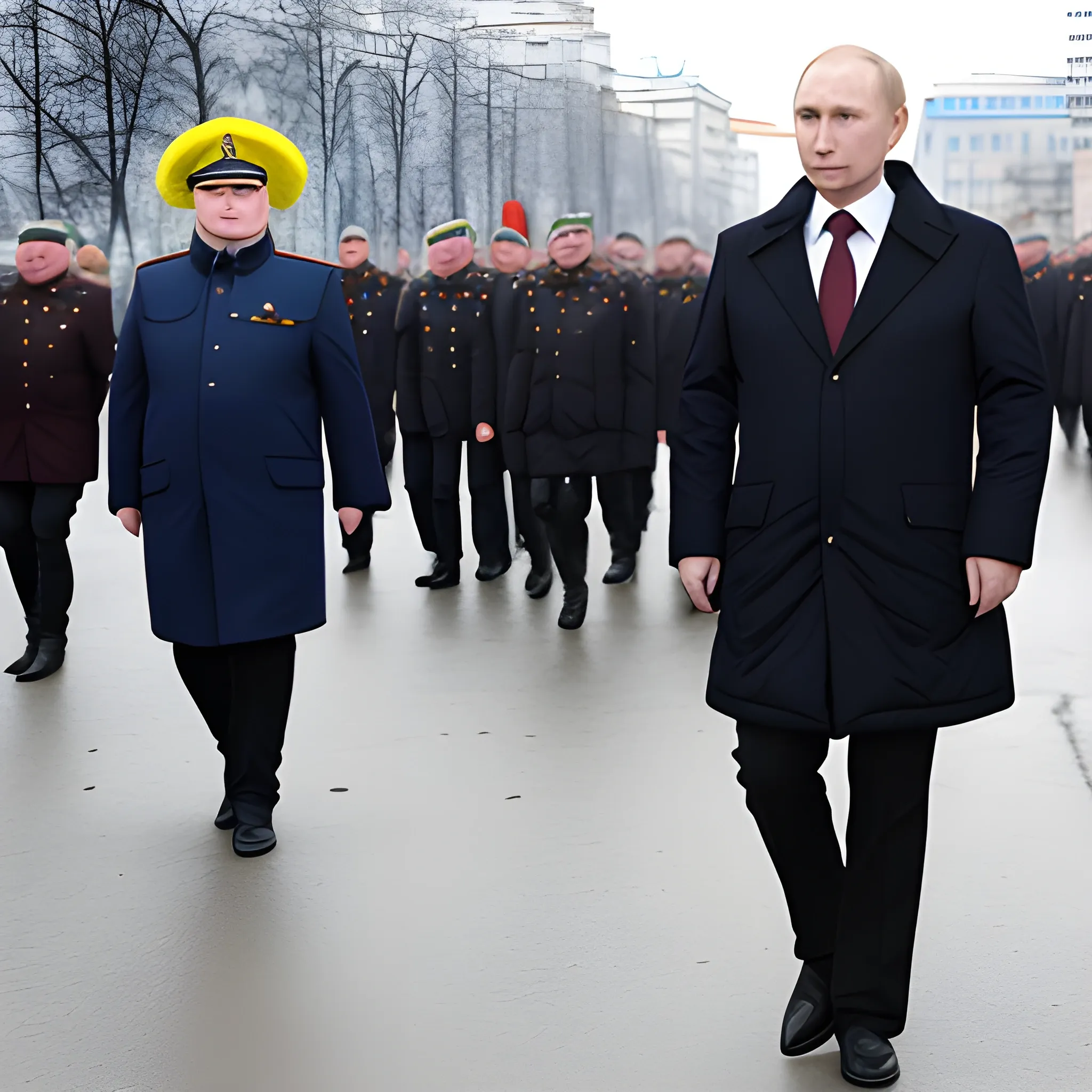  Putin in  Kyiv, Ukraine