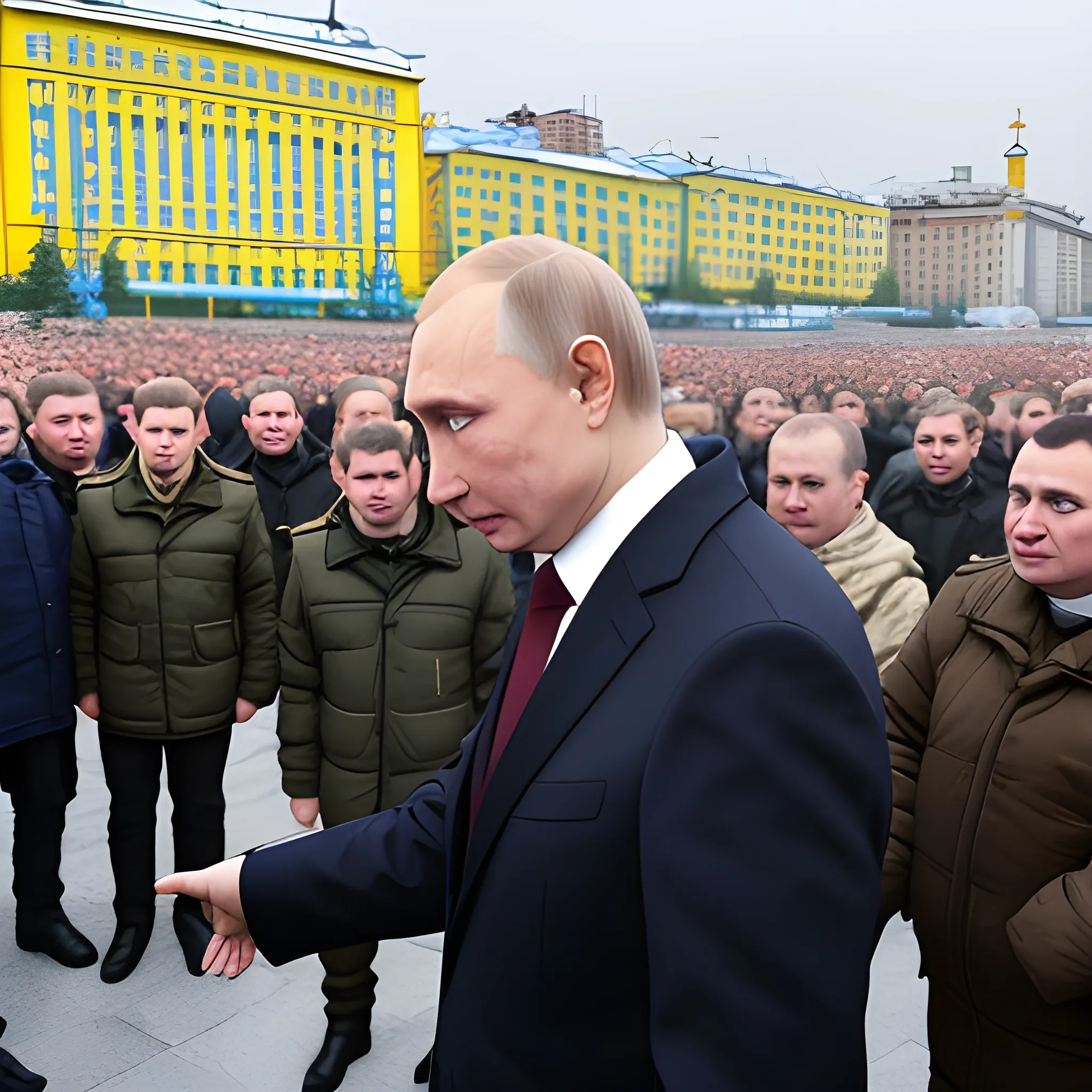  Putin in  Kyiv, Ukraine