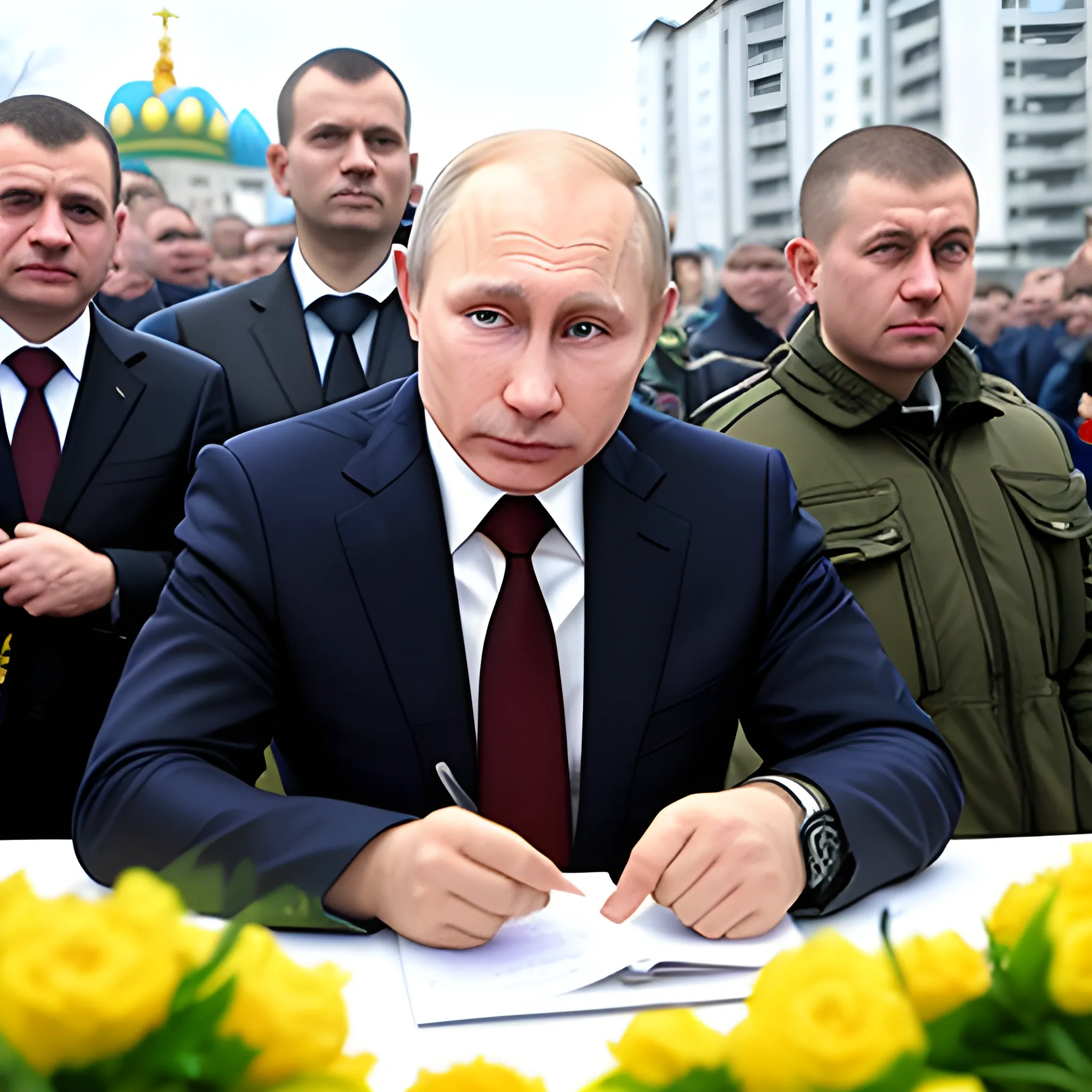  Putin in  Kyiv, Ukraine