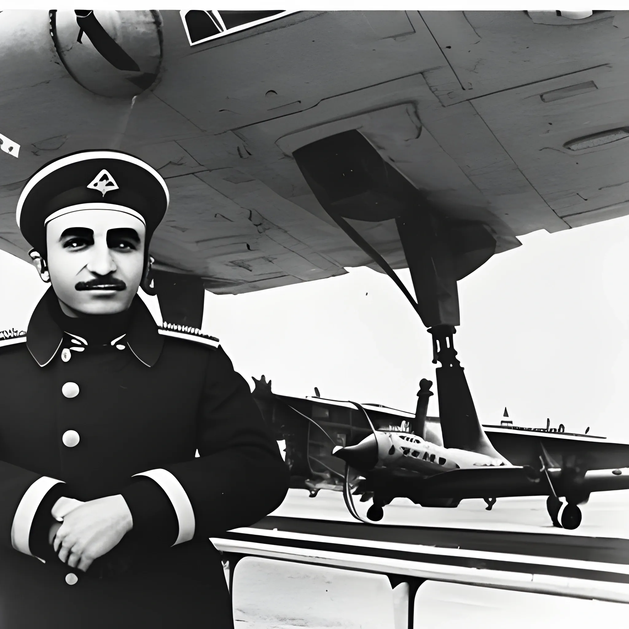 Pilot Mohammad Faridzadeh in the  Ekranoplan  ussr