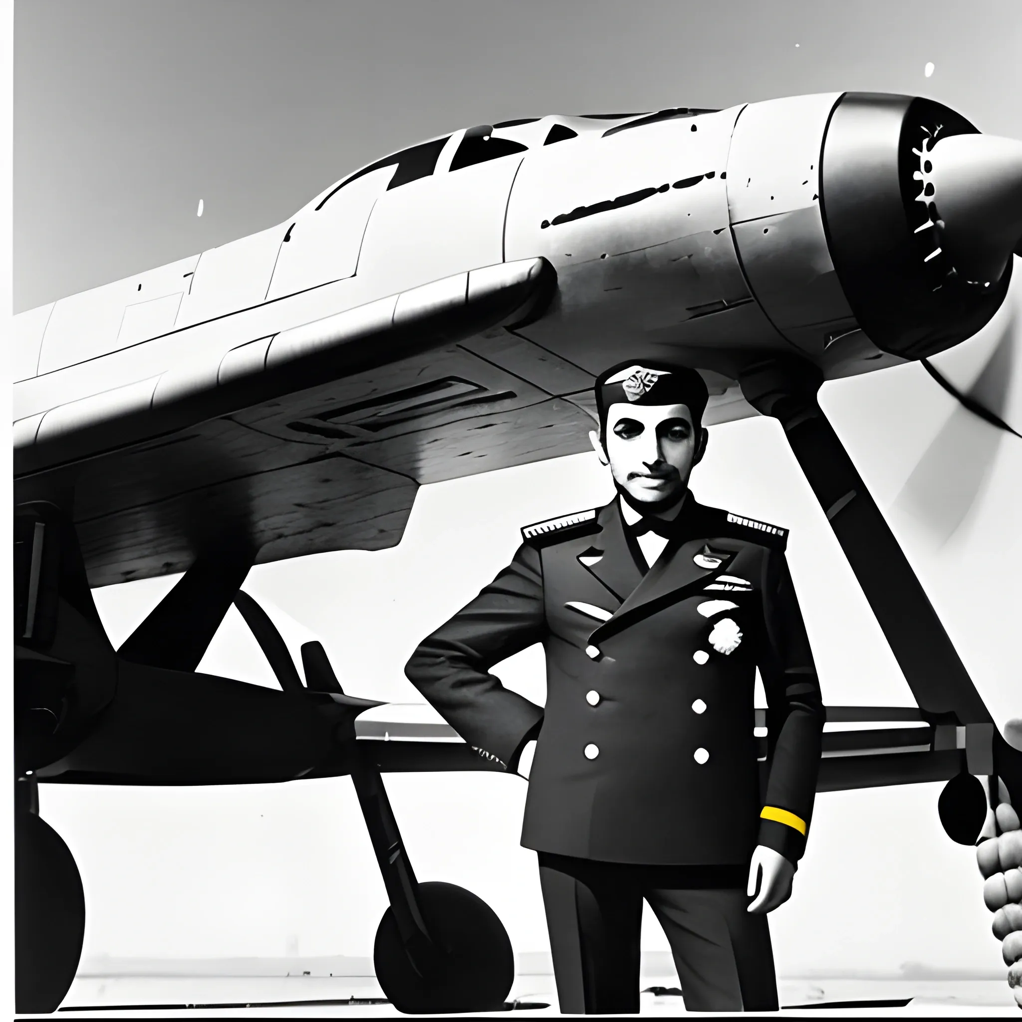 Pilot Mohammad Faridzadeh in the  Ekranoplan 