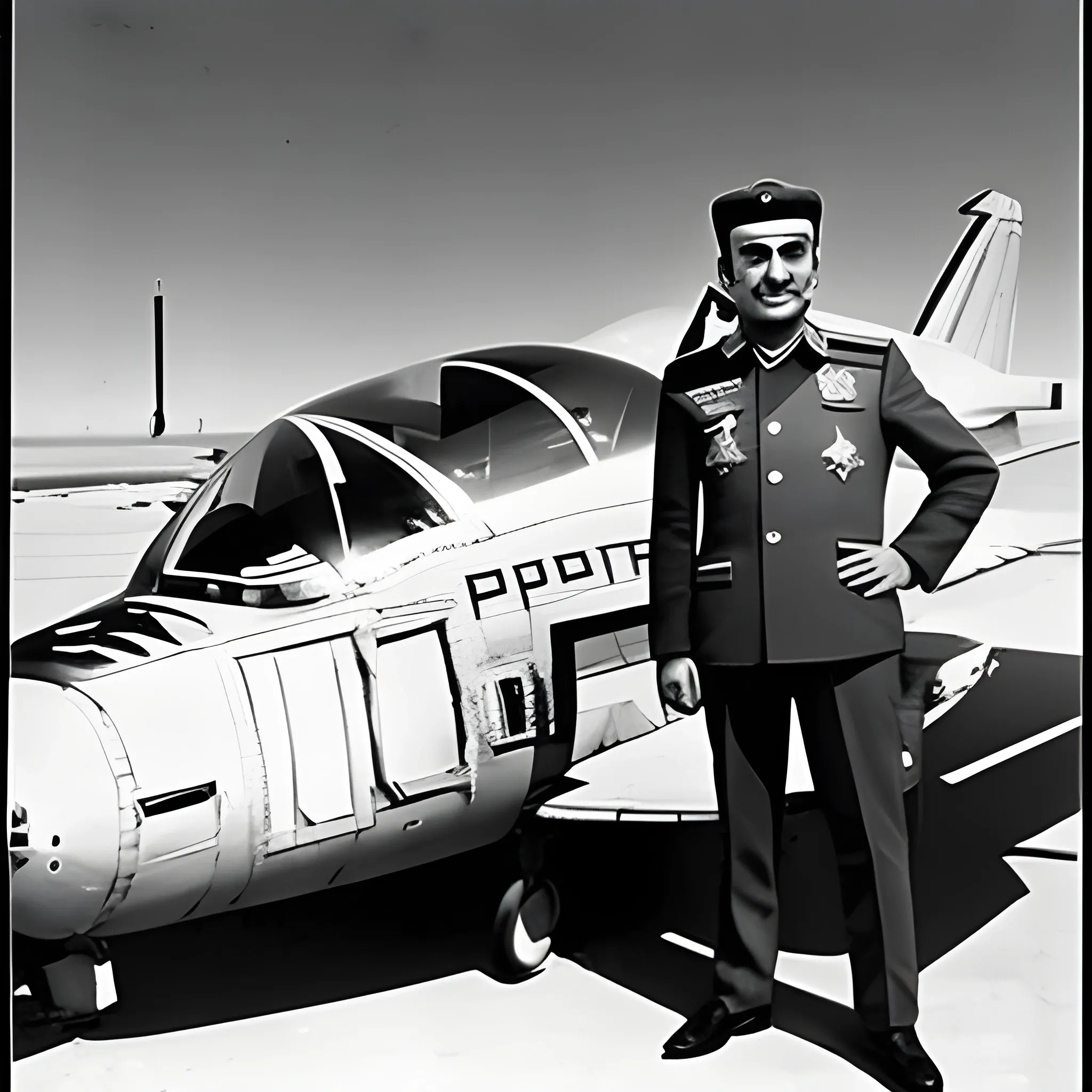 Pilot Mohammad Faridzadeh in the  Ekranoplan  ussr