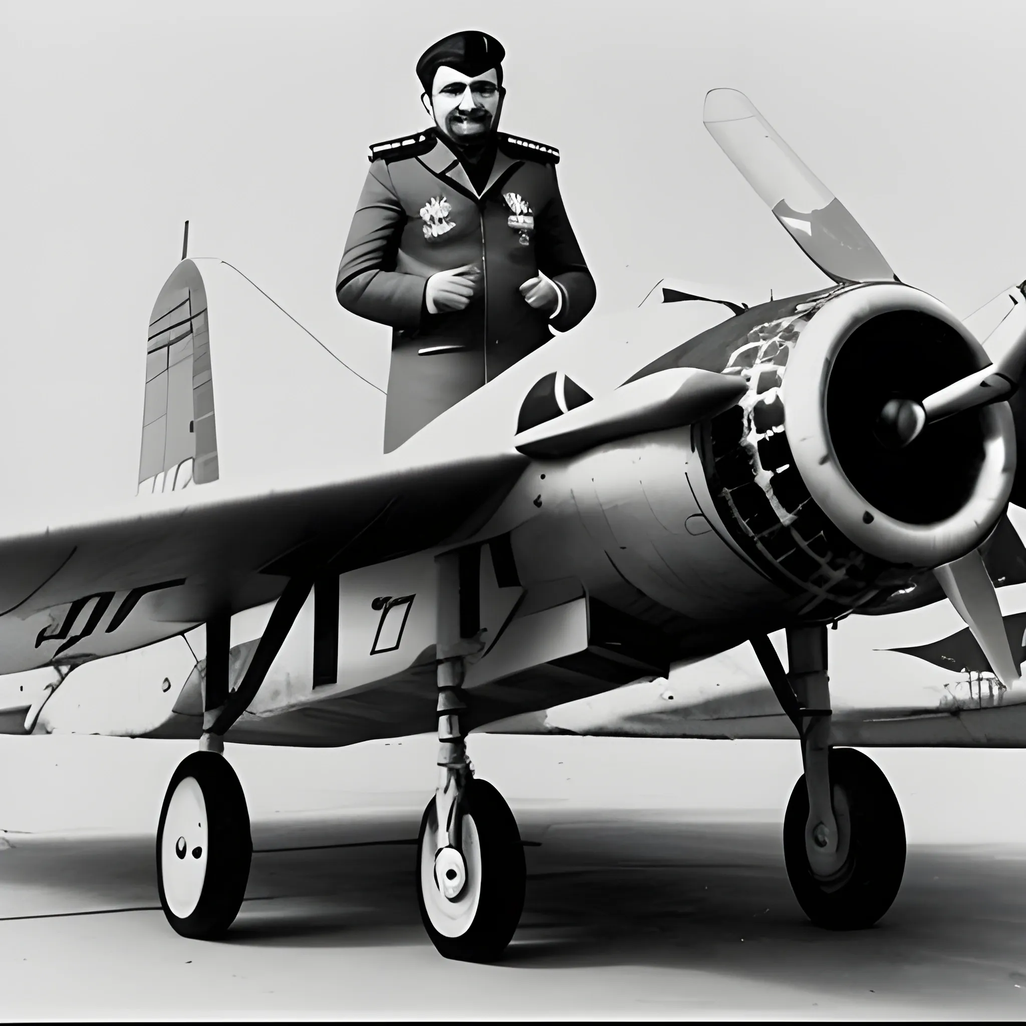 Pilot Mohammad Faridzadeh in the  Ekranoplan  ussr