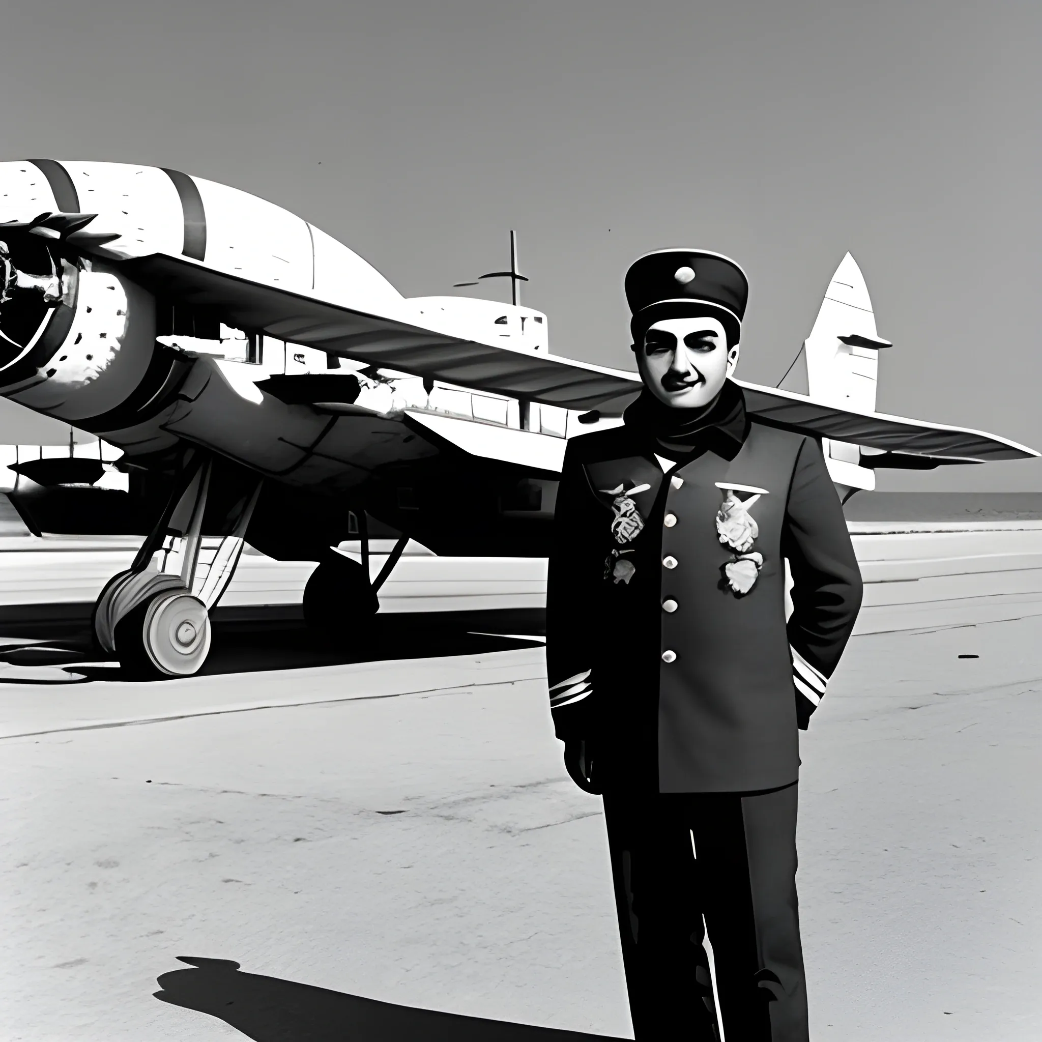 Pilot Mohammad Faridzadeh in the  Ekranoplan  ussr