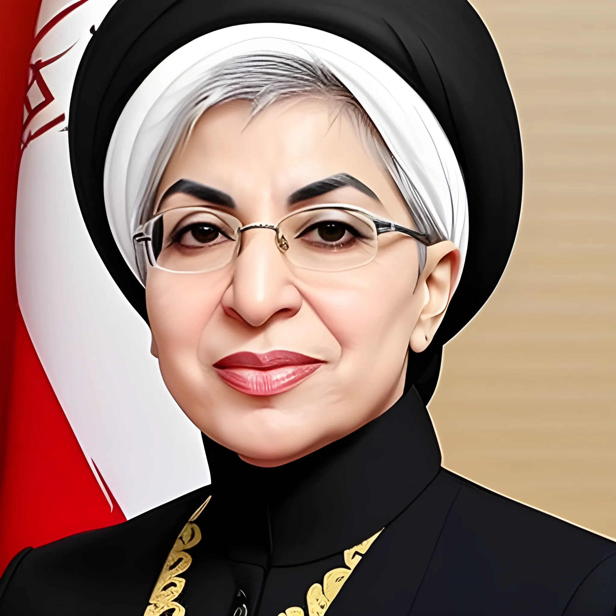 The wife of the president of Iran