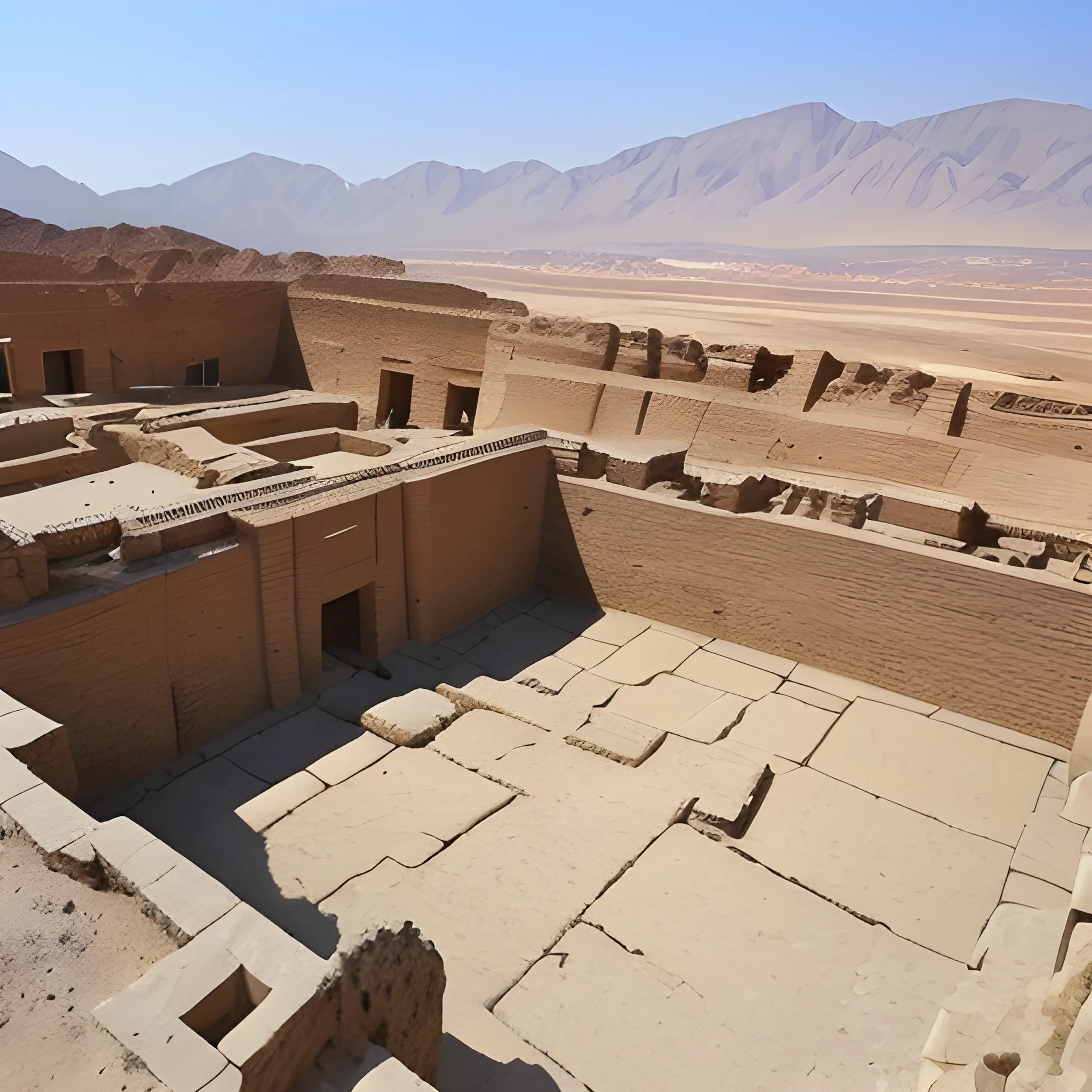 Archaeologist 
-Ancient excavation site iran-
exploring - girl jean short - 