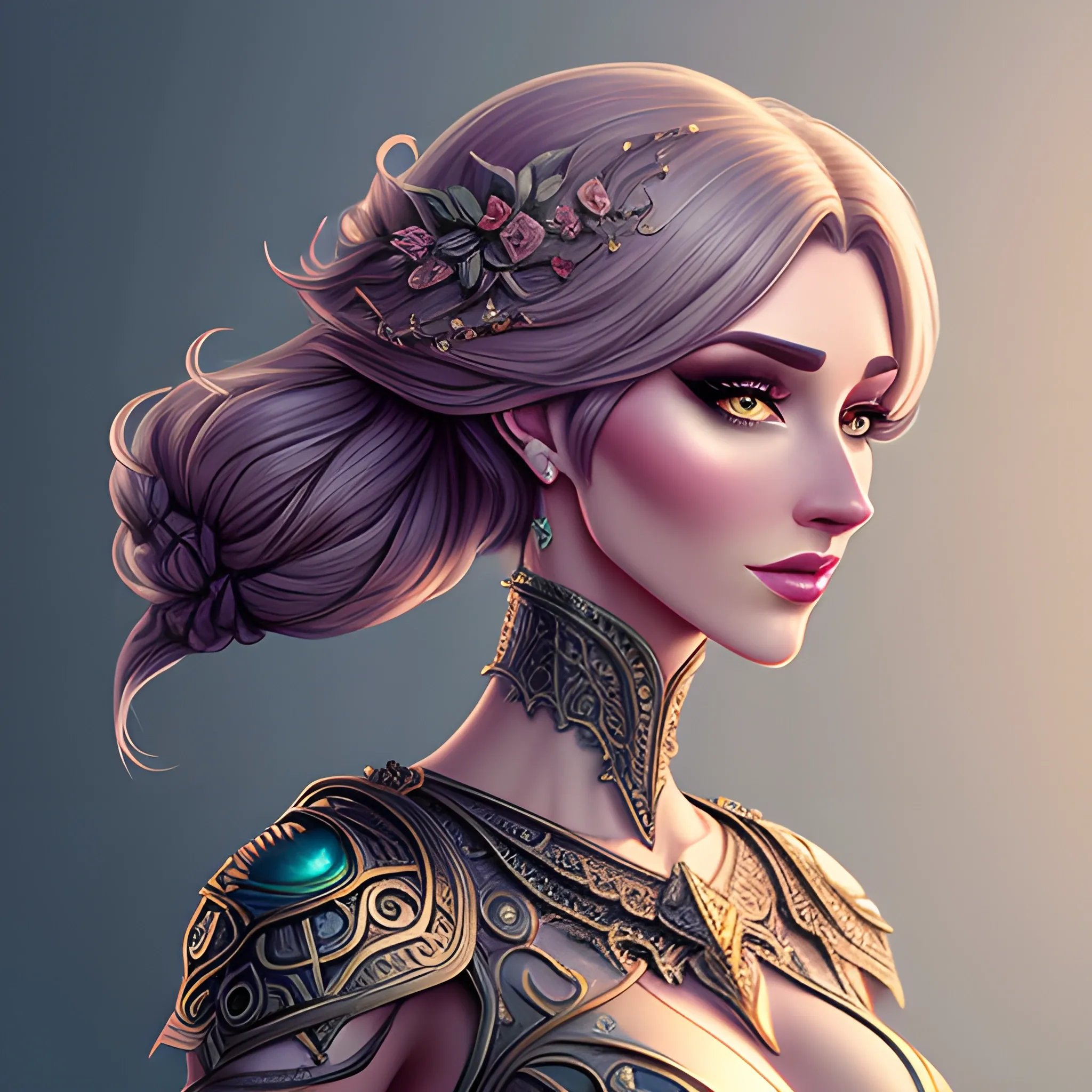 Beautiful girl, concept art, 8k intricate details, fairytale style,, Cartoon