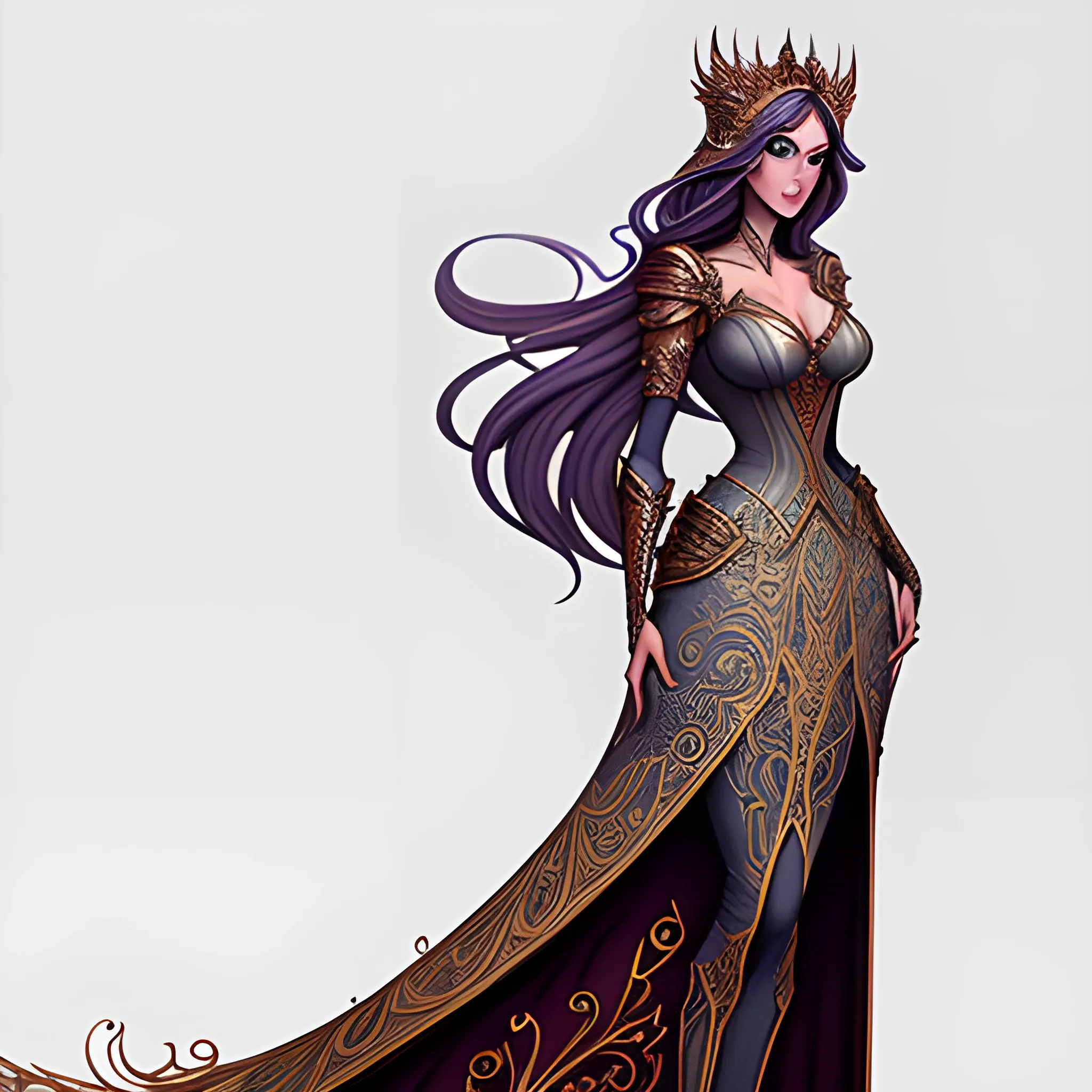 Beautiful girl, concept art, 8k intricate details, fairytale style,, Cartoon, Cartoon