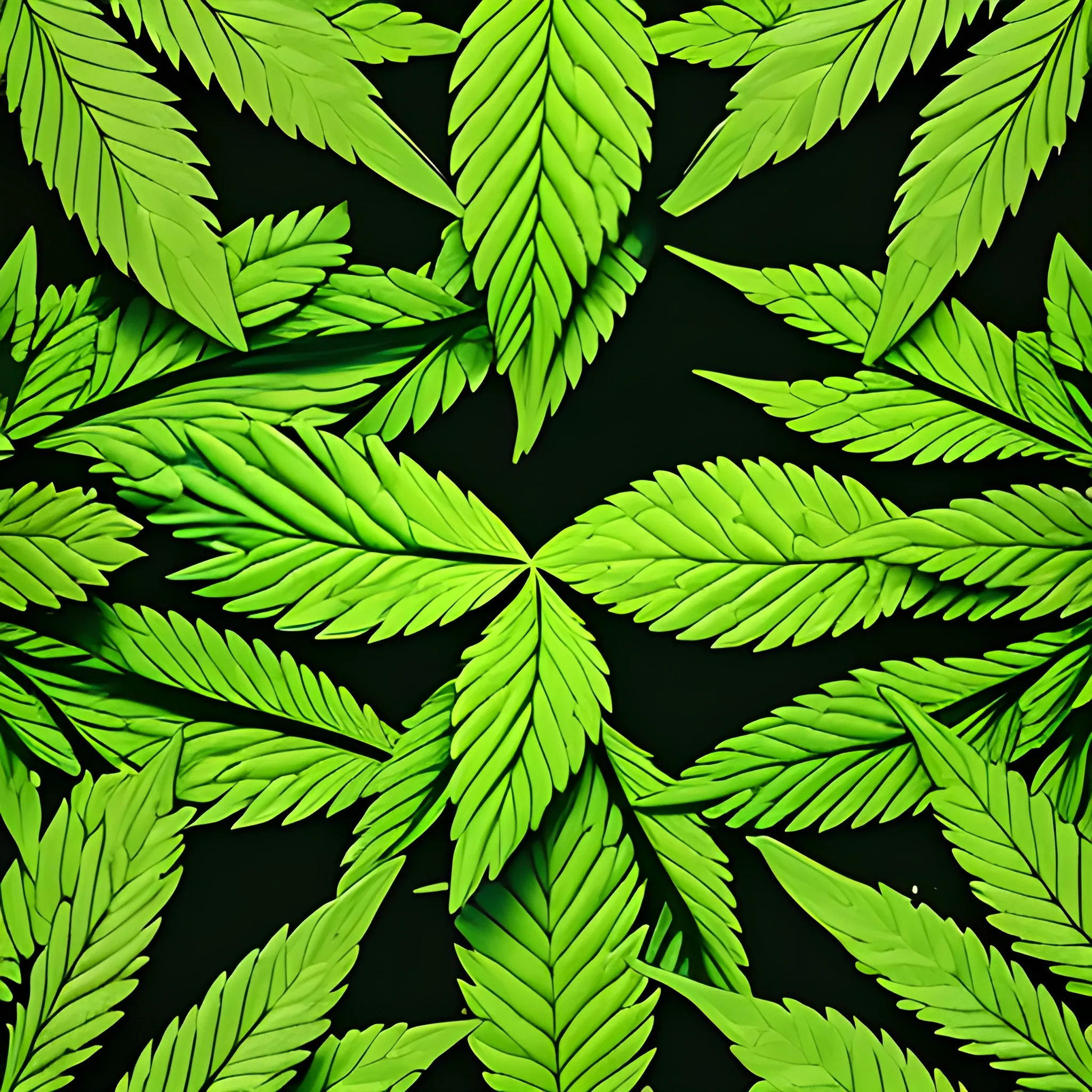 Create background image with nature, freshness, marijuana leaves. Background prepared for product.
