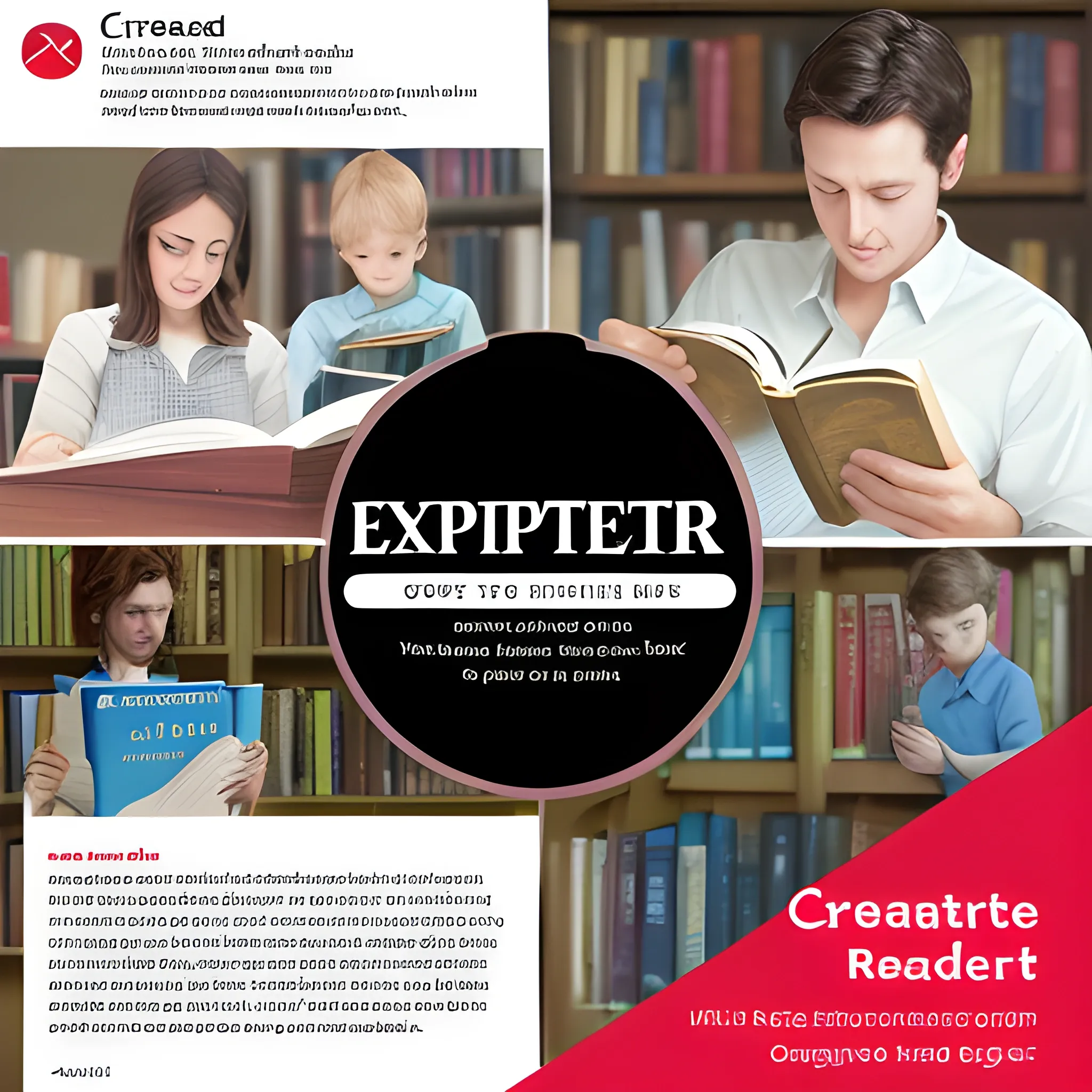 create an expert reader cover