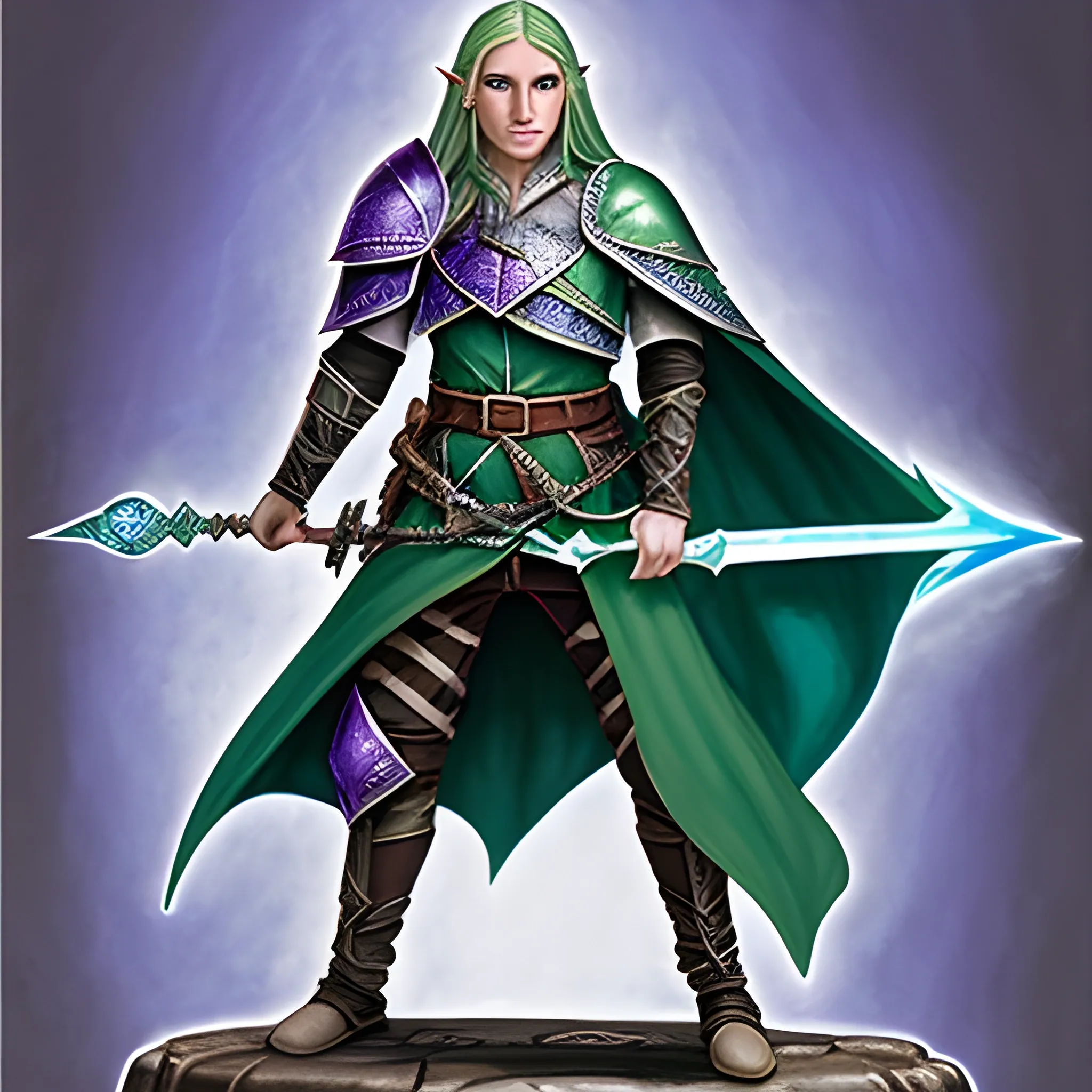 Create a dungeons and dragons character which is an Eladrin Elf ...