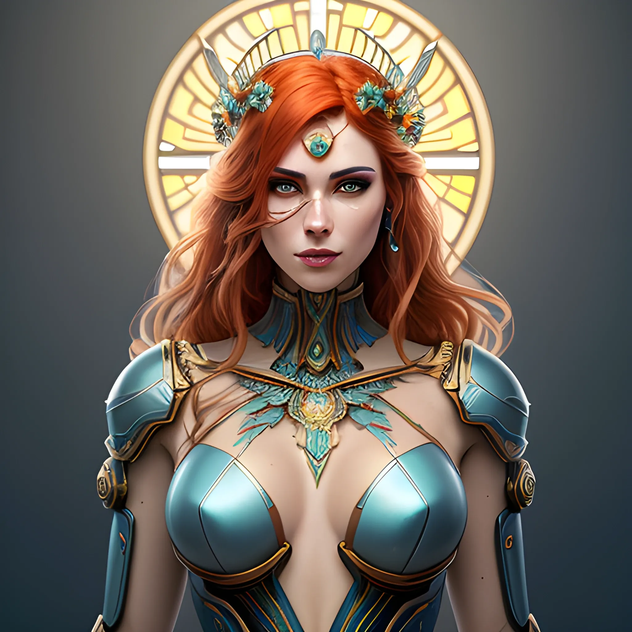 Photorealistic beautiful girl designer, light hair, full body, cover, hyperdetailed painting, luminism, Bar lighting, complex, 4k resolution concept art portrait by Greg Rutkowski, Artgerm, WLOP, Alphonse Mucha, little fusion pojatti realistic steampunk, fractal isometrics details bioluminescens : a stunning realistic photograph 30 years , redhead, italian goddness beautiful awesome with big white flowers tiara of wet bone structure, 3d render, octane render, intricately detailed, titanium decorative headdress, cinematic, trending on artstation | Isometric | Centered hipereallistic cover photo awesome full color, hand drawn, dark, gritty, realistic mucha, klimt, erte .12k, intricate. hit definition , cinematic,Rough sketch, mix of bold dark lines and loose lines, bold lines, on paper , full body with velvet dress, humanoid, Full body., Trippy, 3D