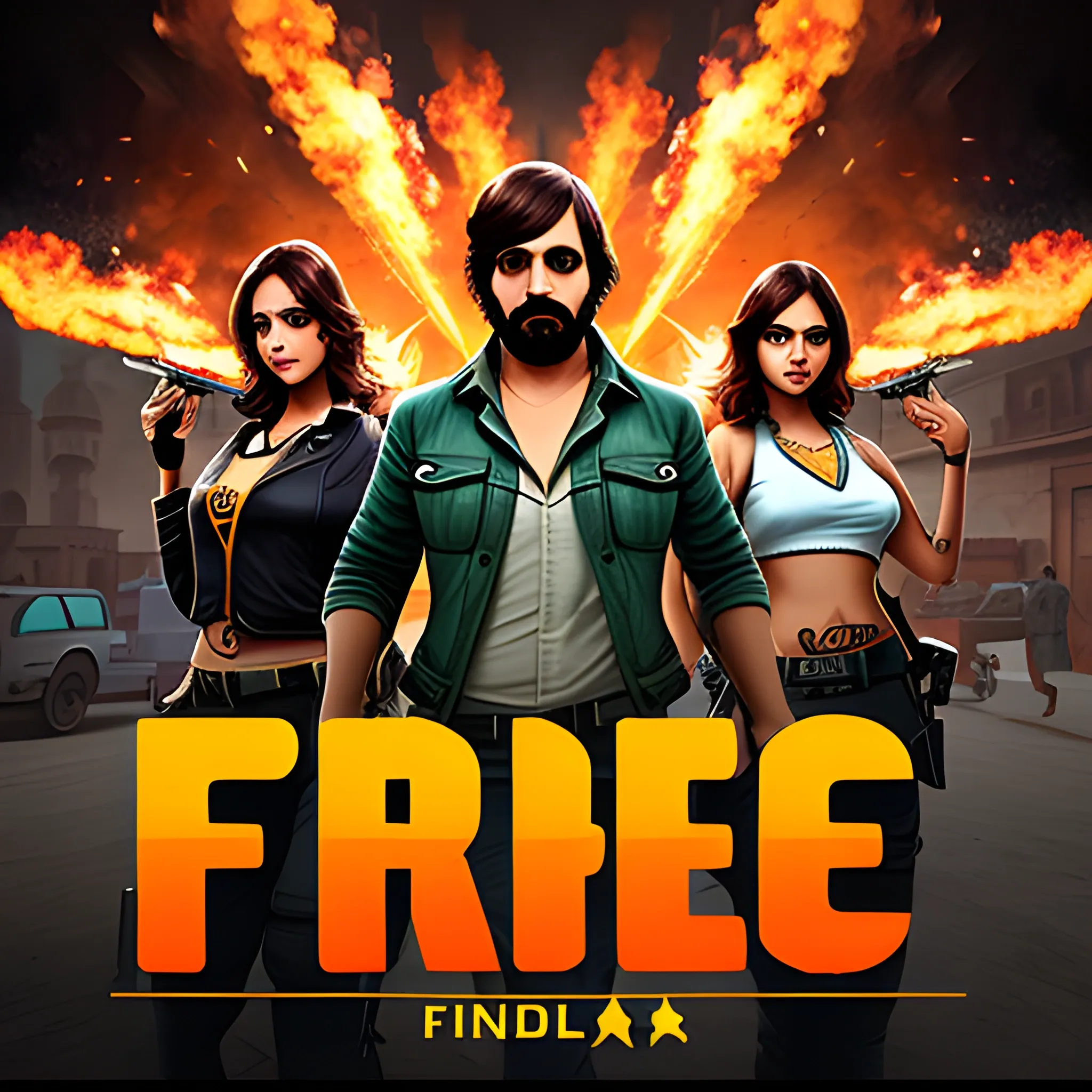 Free fire india logo 
