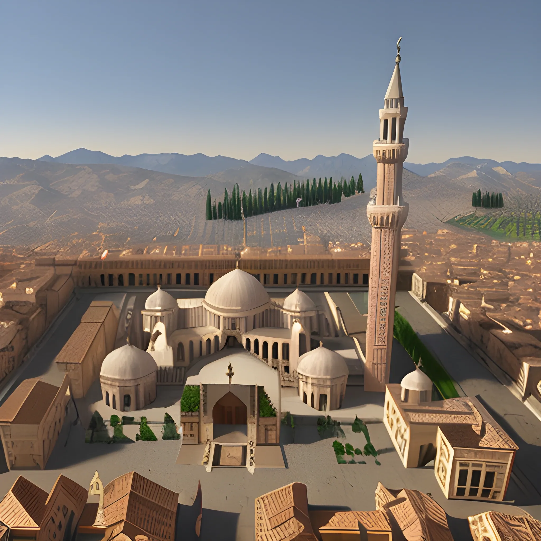 What would it be like if there was a mosque in Italy during the Renaissance?, 3D