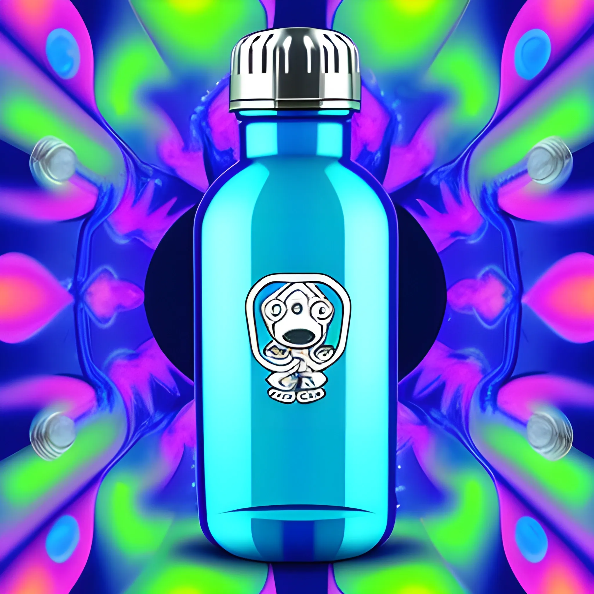 water aluminum bottle
, Trippy, Cartoon,