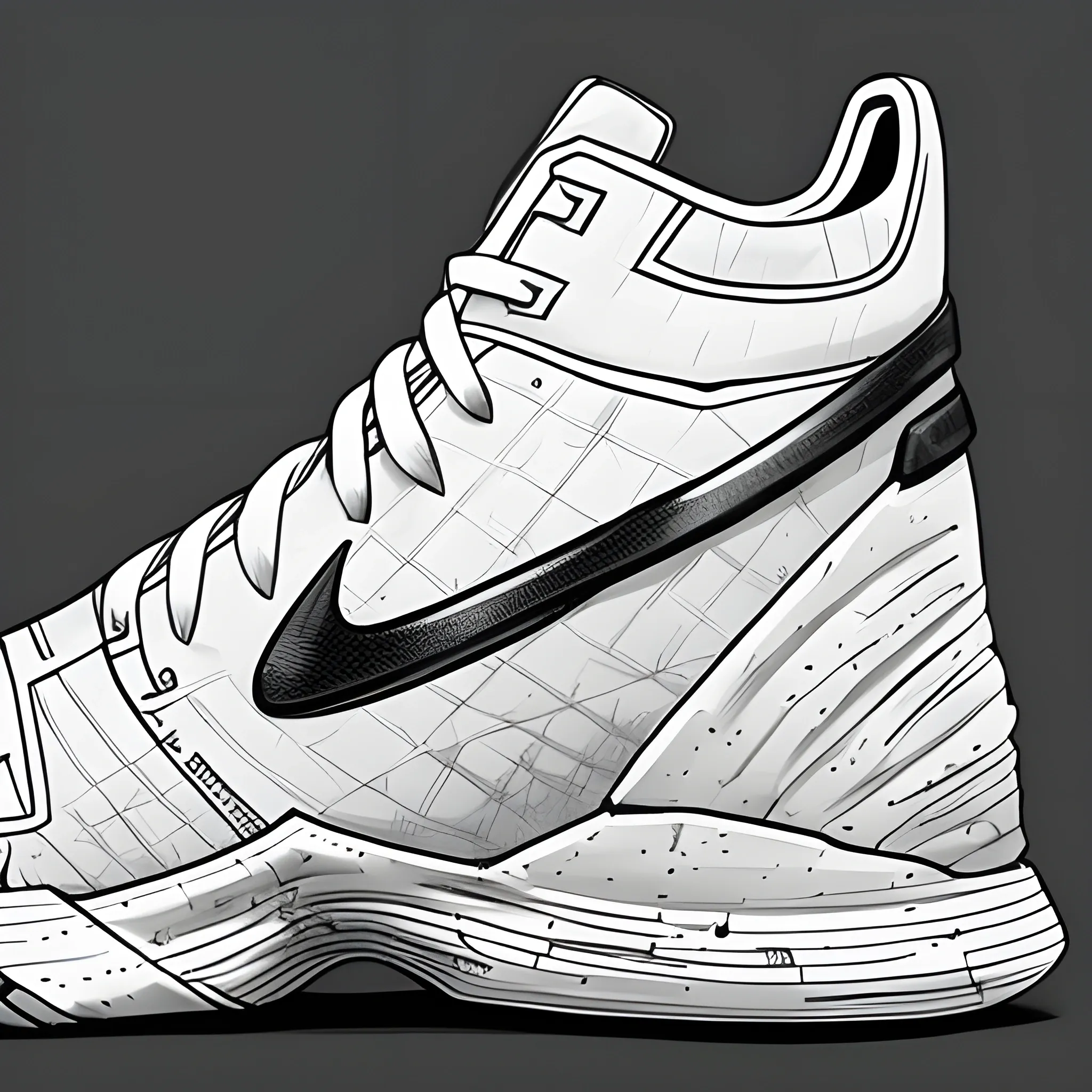 Concept Moon Knight basketball sneakers, popular in art station, mid-top, bloated, smooth, sharp focus
