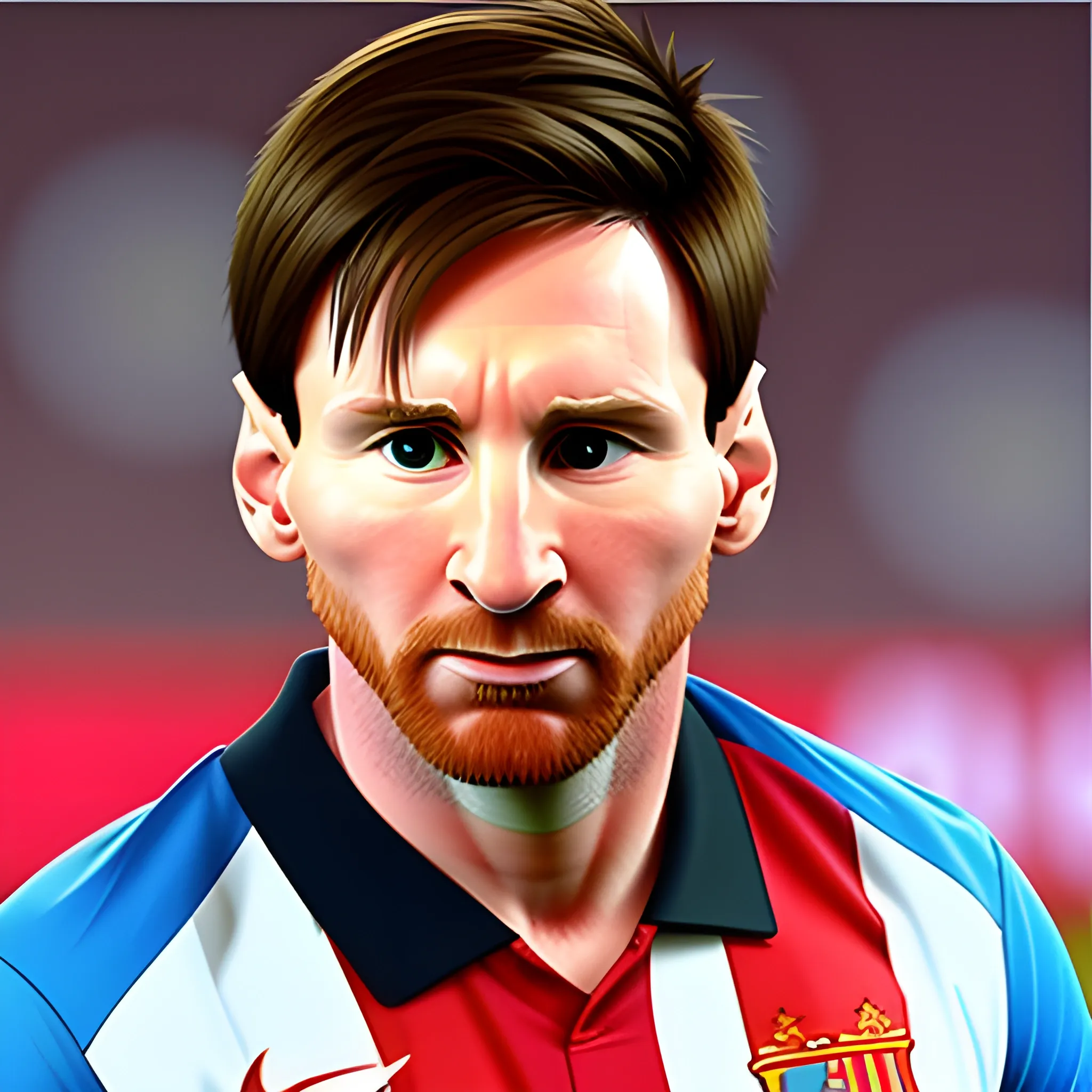 , 3D
Lionel Messi paying a referee to rig the world cup.