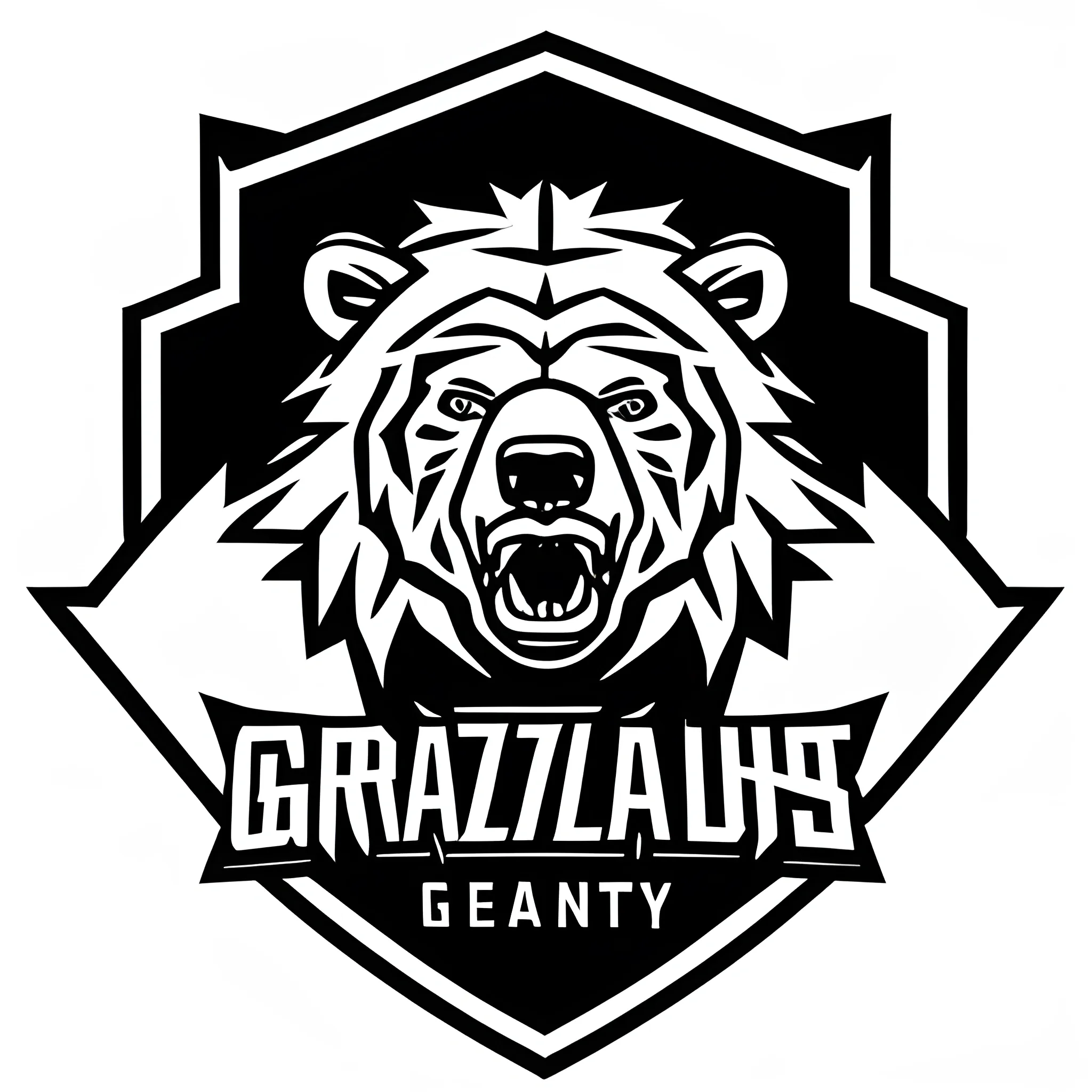 e-sports team grizzly logo