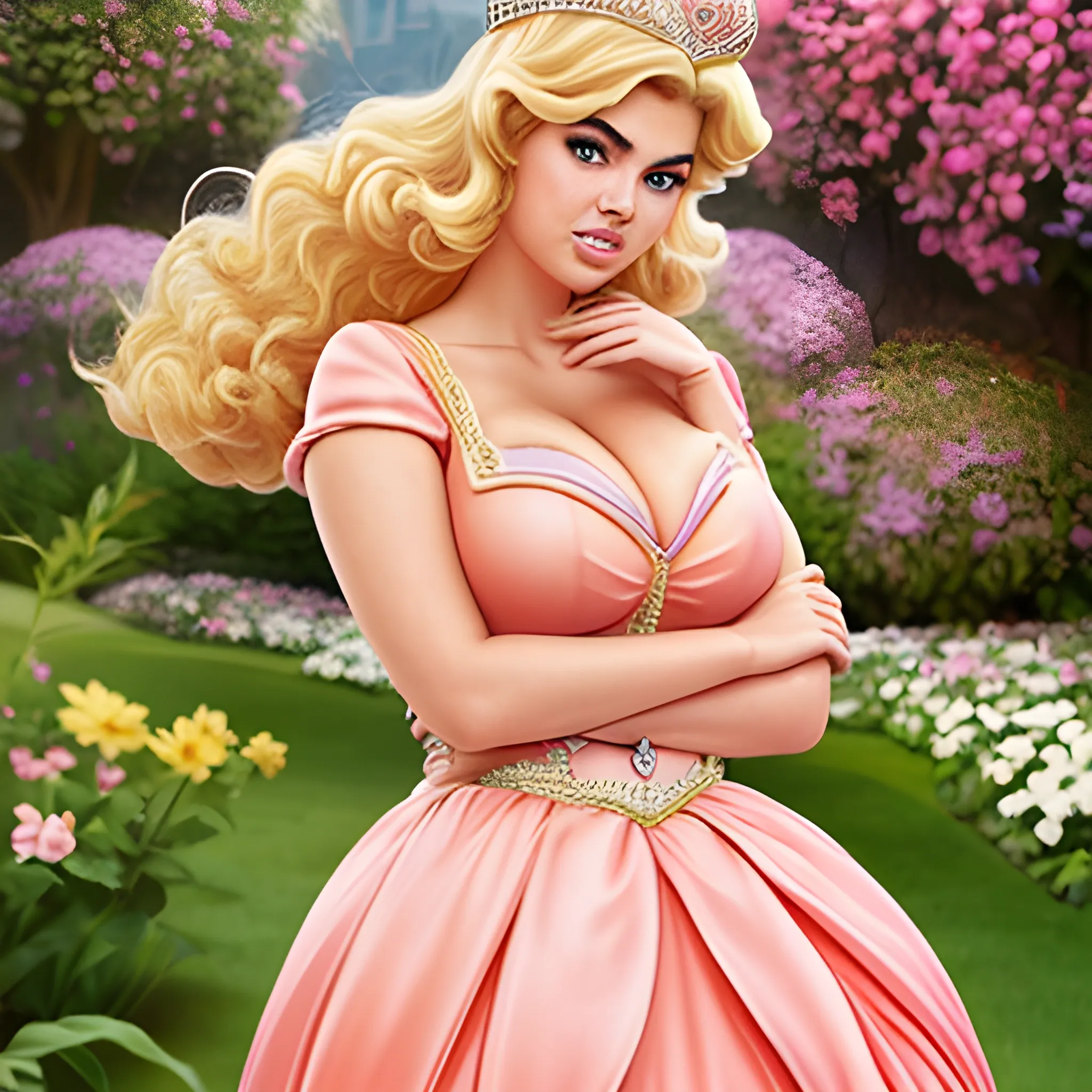 kate upton as princess peach